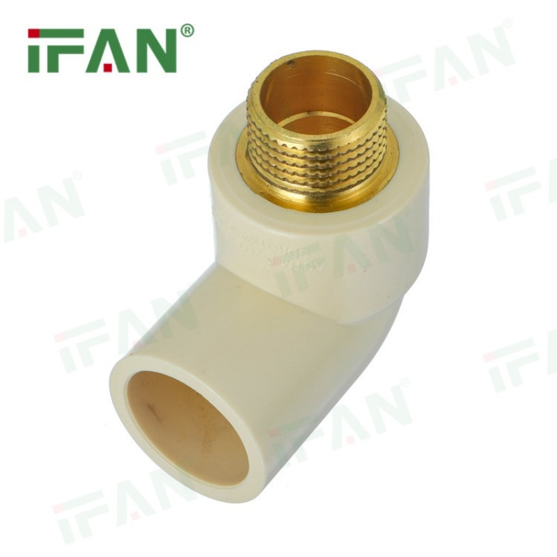 Ifan Low Pressure Male Thread Elbow Brass Insert details Picture