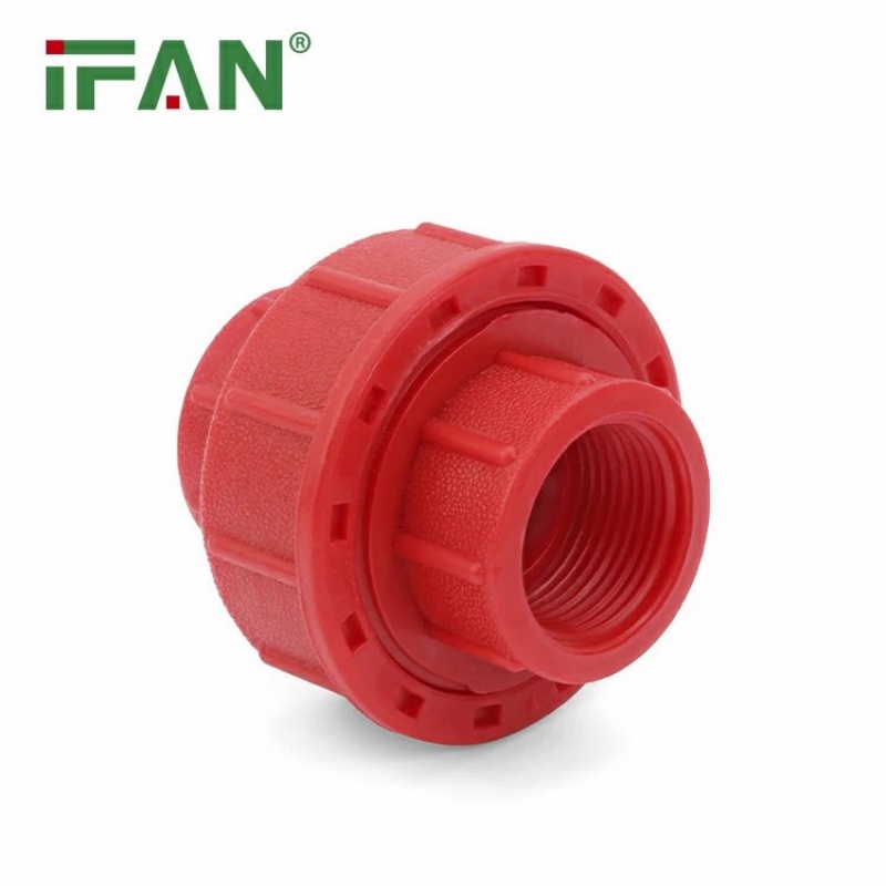 IFAN Hot Selling Plastic PPH Fittings Brown Union