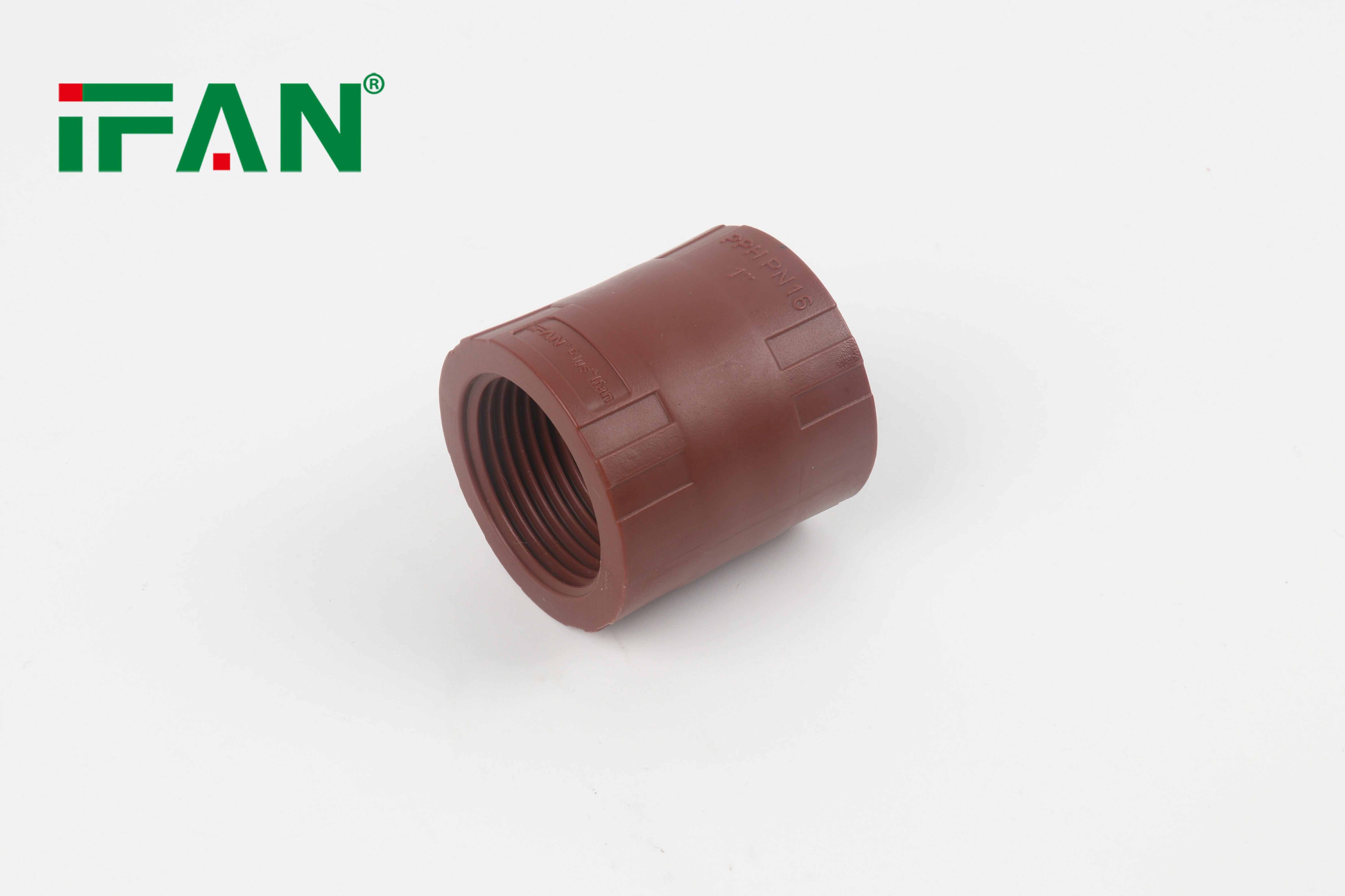 Chinese Factory Direct IFAN Brown PPH Pipe Fittings Socket Specification image