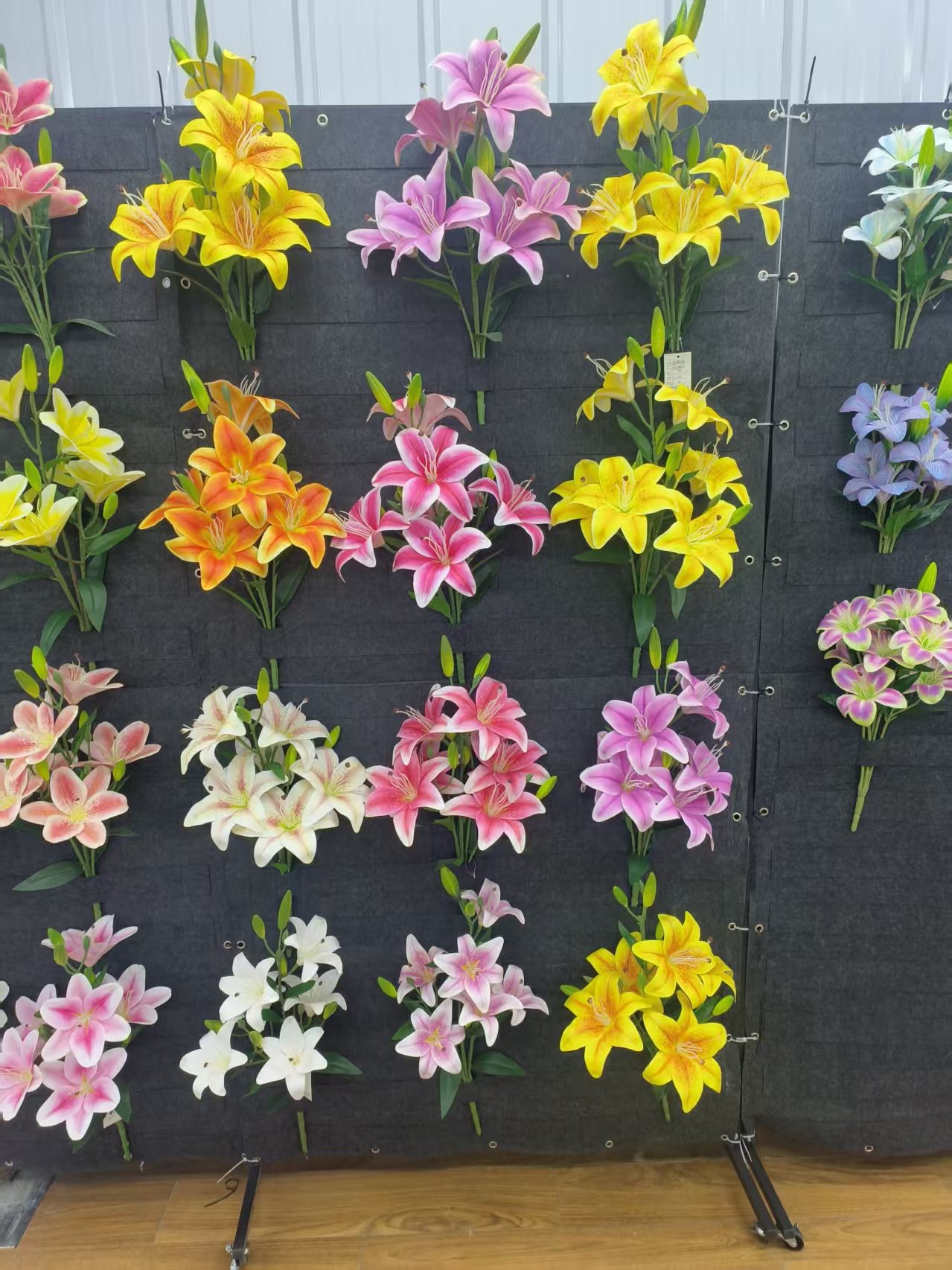 国潮 6花6蕾牡丹 仿真花