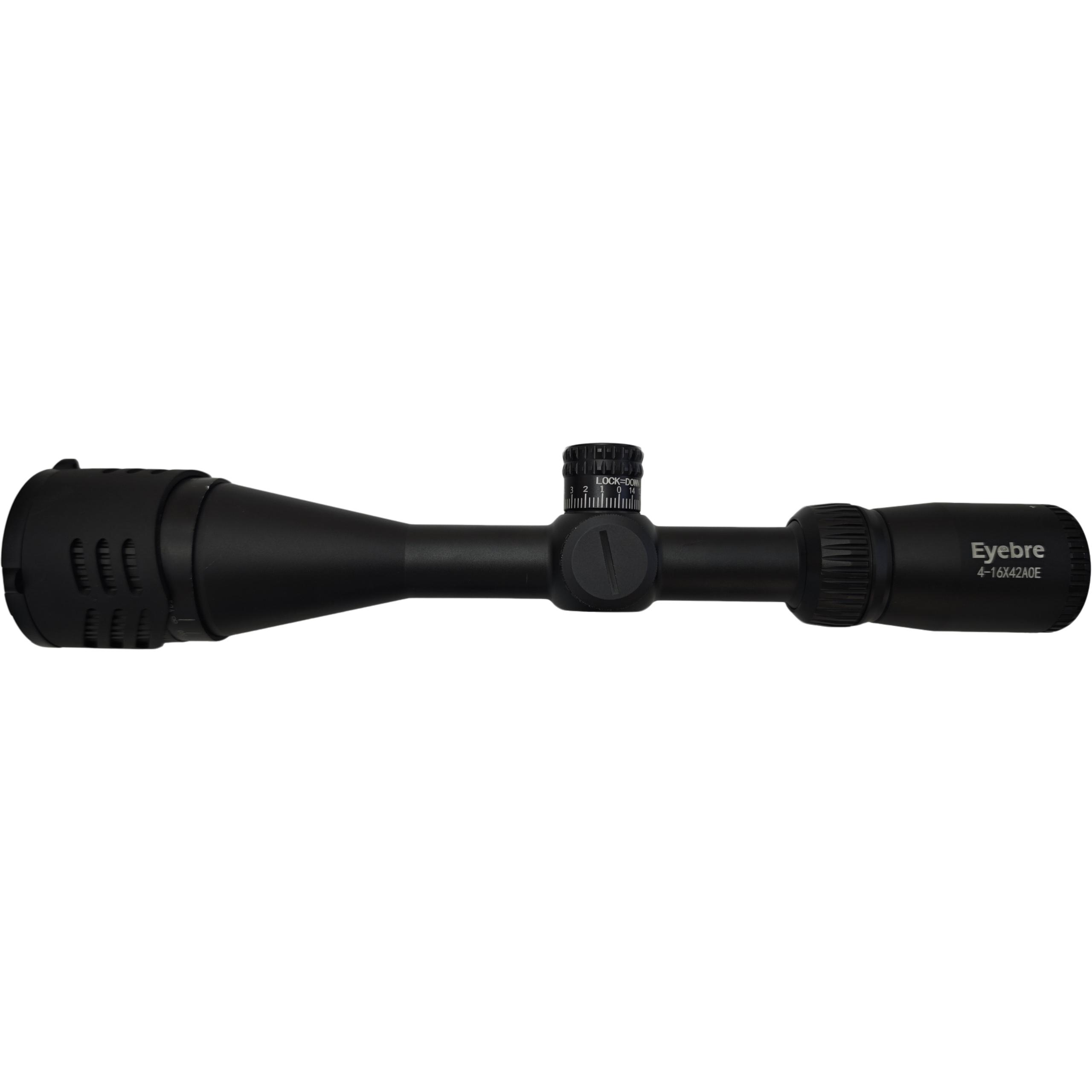 The new 4-16X42AOE scope is high-definition, shock-resistant, portable and adjustable, specifically designed for long-distance shooting