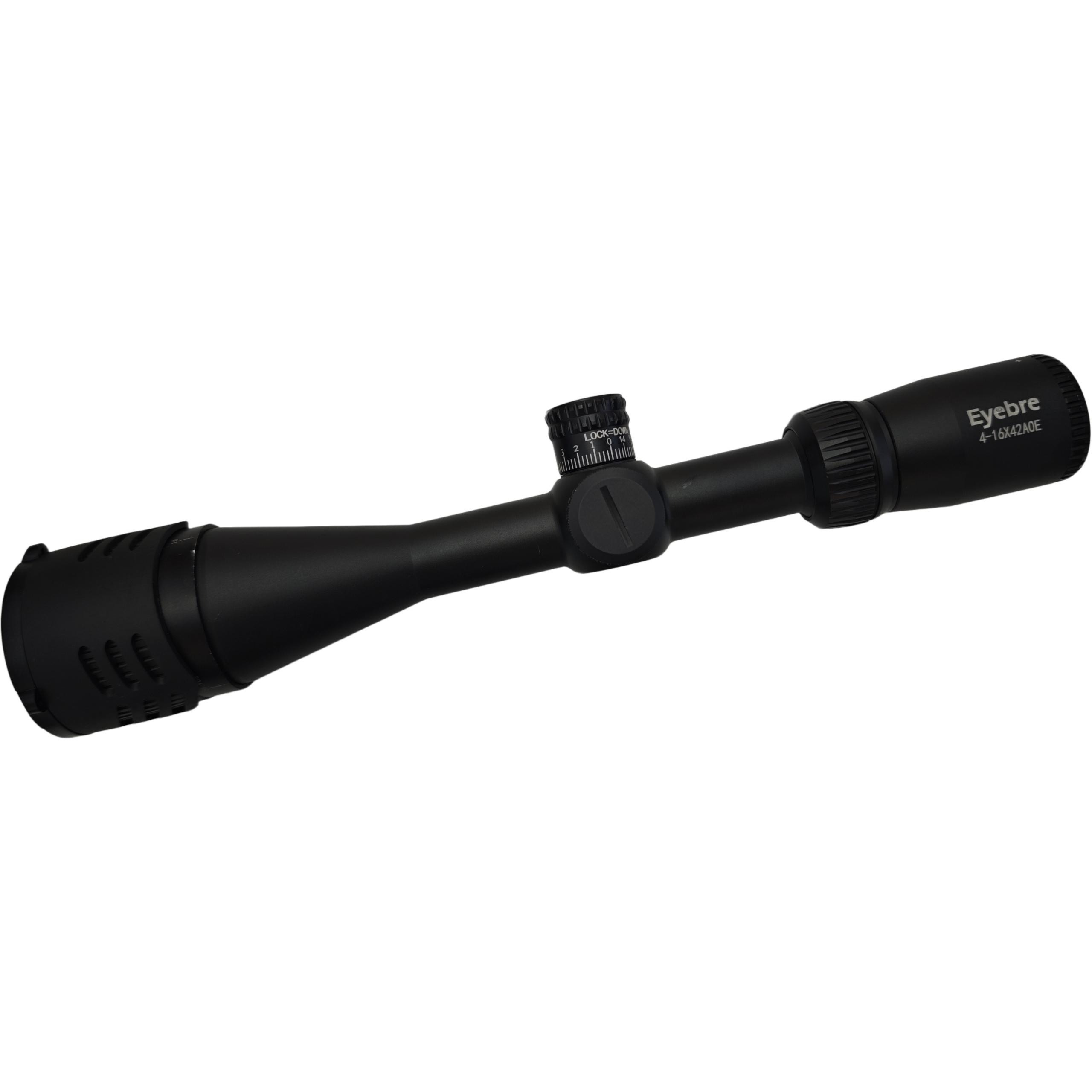 The new 4-16X42AOE scope is high-definition, shock-resistant, portable and adjustable, specifically designed for long-distance shooting Application Scenario