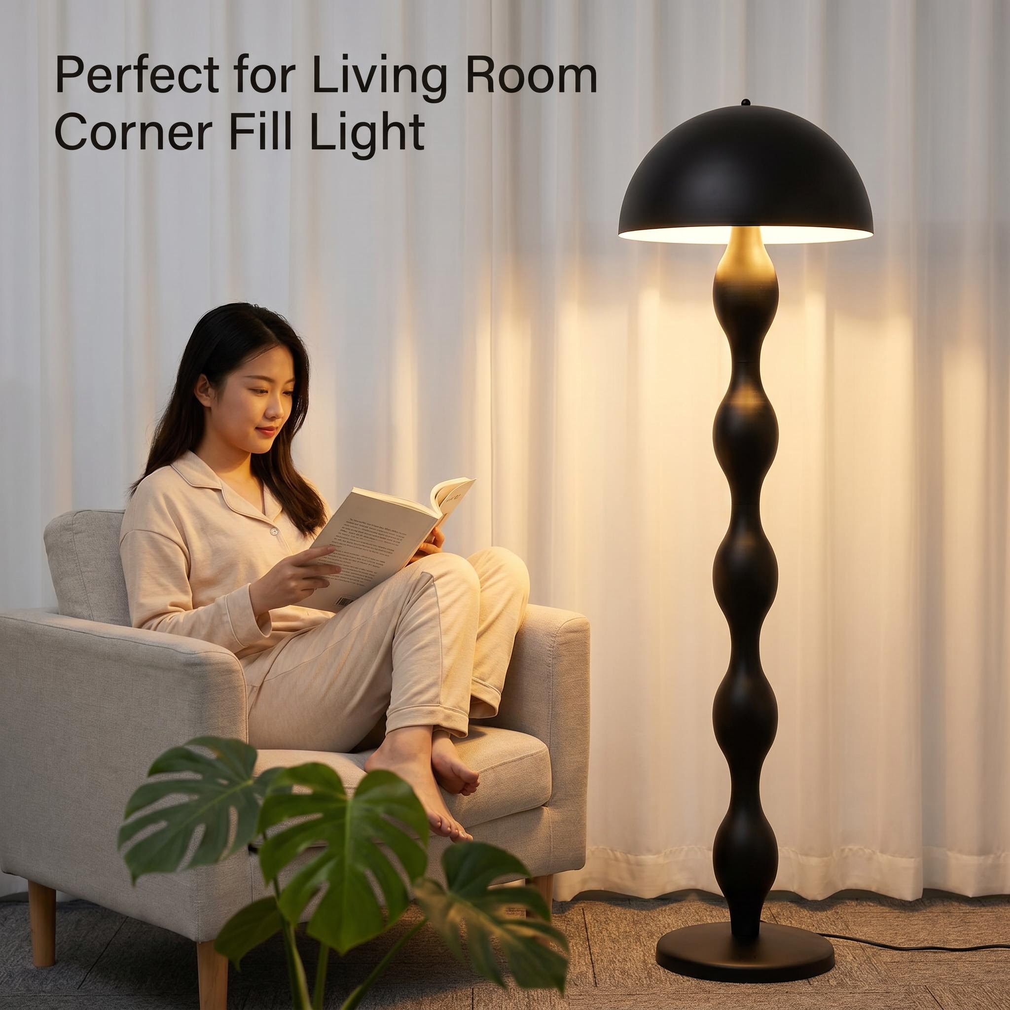 2026JL's new cream-style Nordic girl InS-style floor lamp, starting from 2 pieces per piece details Picture