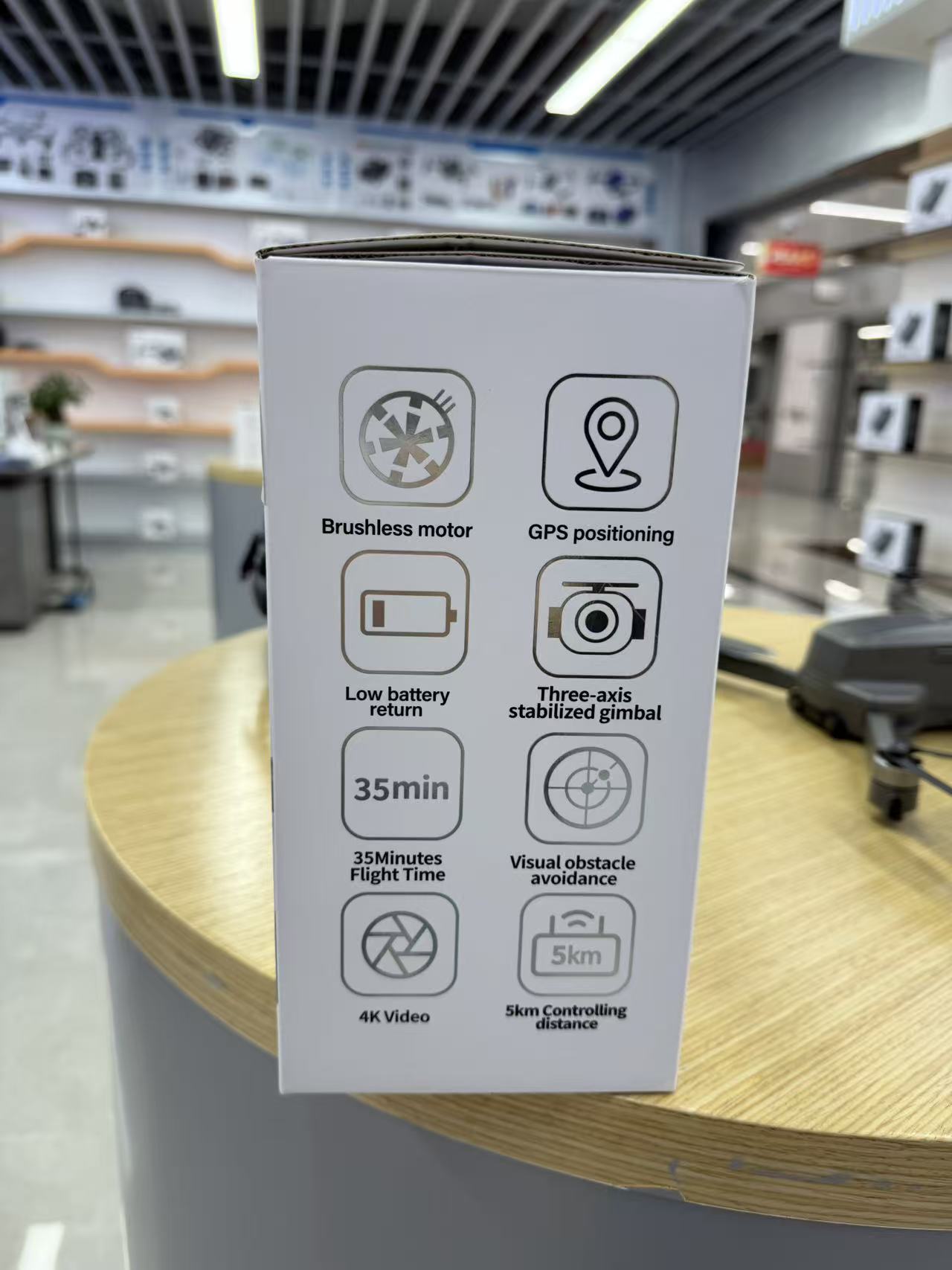 Sandisk memory card smart glasses running light grey drone phone case packaging box Application Scenario