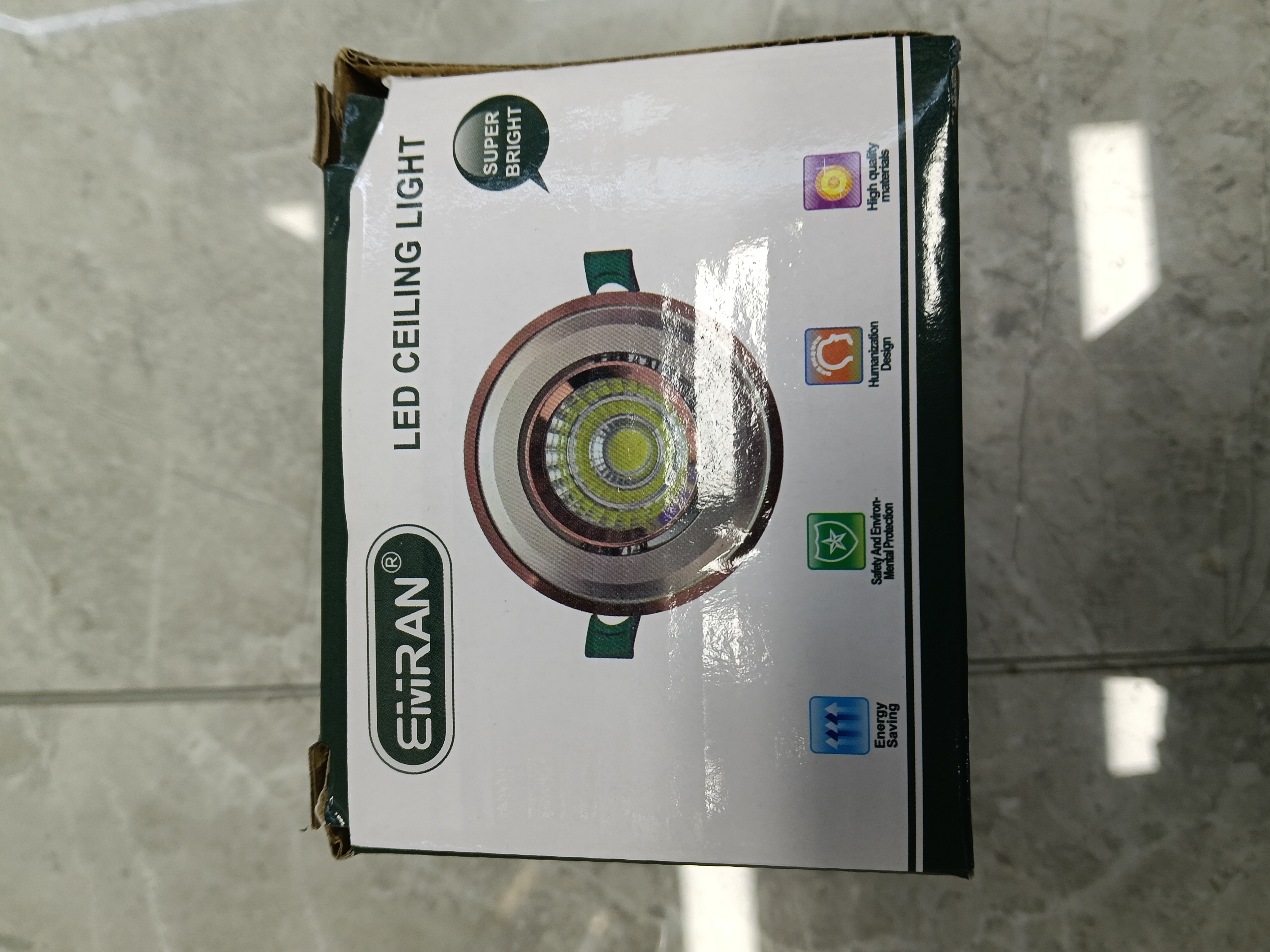EMRAN copper-edge LED spotlight, white driver, wedding downlight, spotlight decoration Specification image