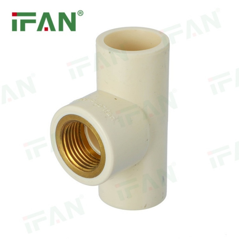 Ifan High Quality Female Thread Tee Brass Insert Item Picture