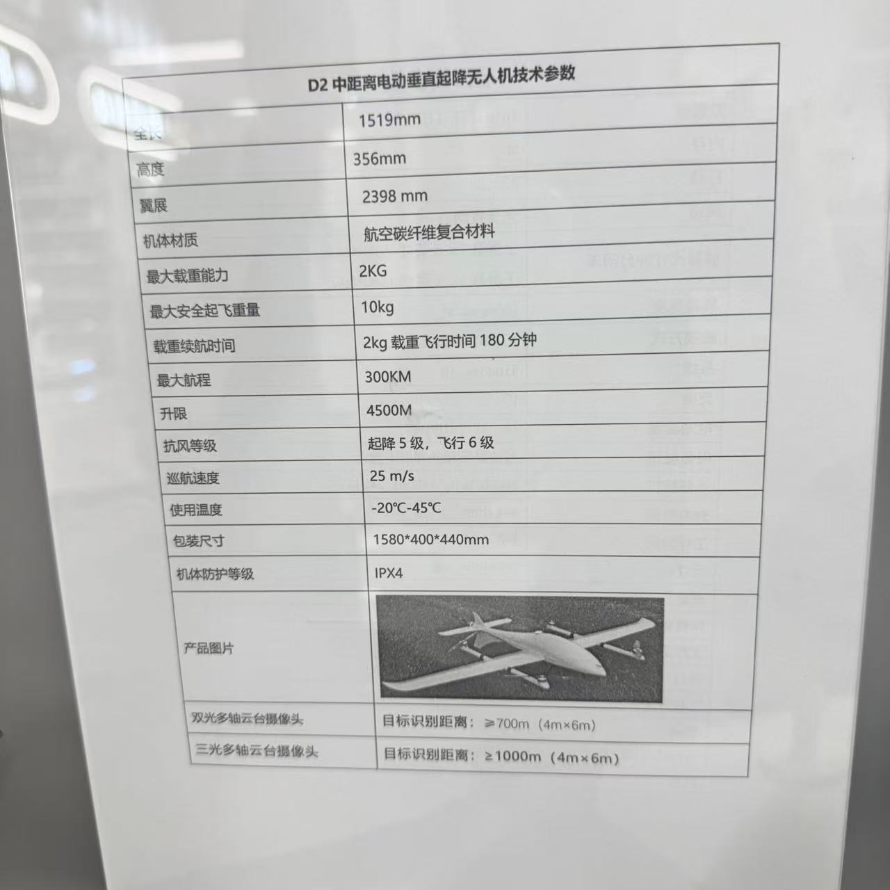 Y18长距离垂直起降无人机详情1