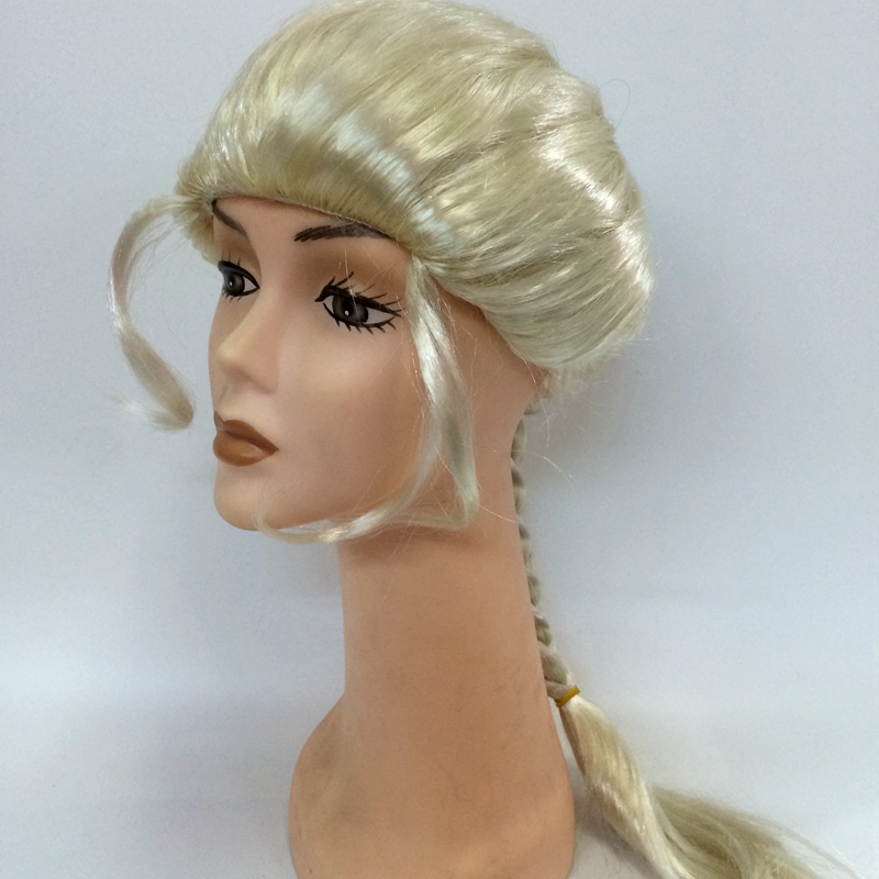Yiwu qianfang moda suministros tienda hielo hermana aisha fibra química P material peluca Specification image