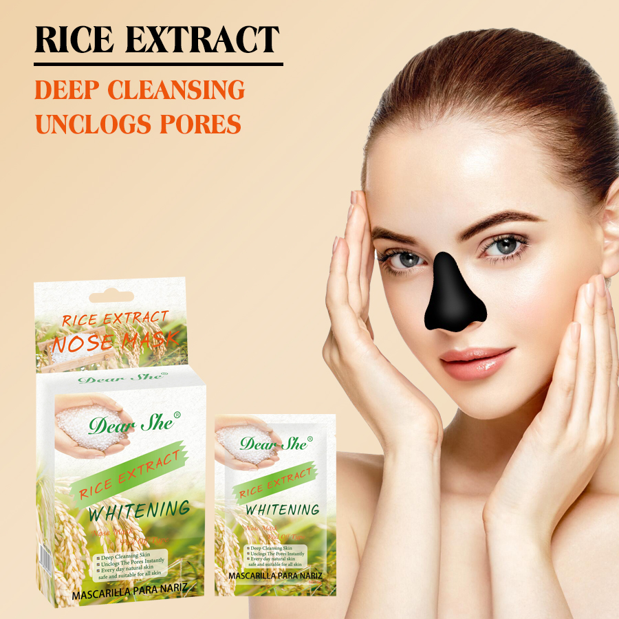 Dear She Rice Pureed Nasal Mask Hydrates, moisturizes, nourishes and removes blackheads and acne. Amazon cross-border wholesale for foreign trade