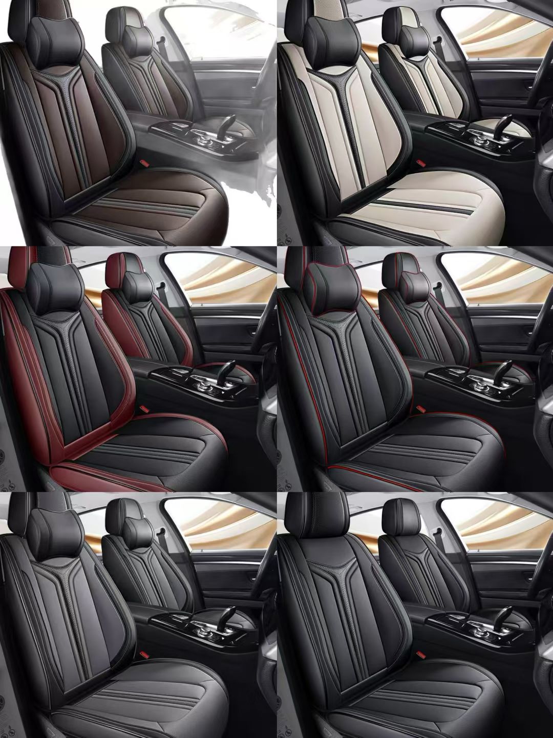 Gel memory foam car seat cushion, summer breathable car parts set, universal chair cushion detail image 9