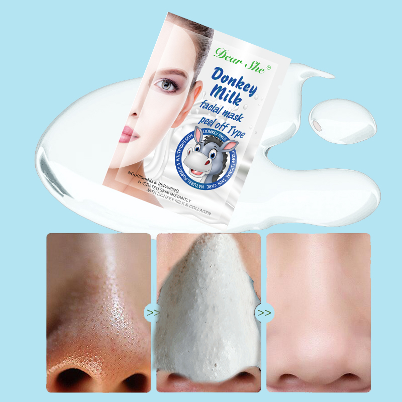 OEM ODM factory wholesale donkey milk collagen Moisturizing repair peel-off mask cloth for hydrating, moisturizing and nourishing Application Scenario