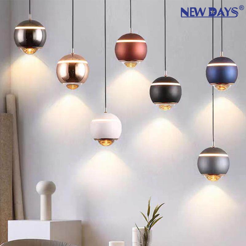 NEWDAYS brand's cross-border new led magnetic pendant lamp, round ball eye-protecting aluminum high-brightness bar lamp, energy-saving high-brightness ambient lighting track lamp pendant lamp Application Scenario
