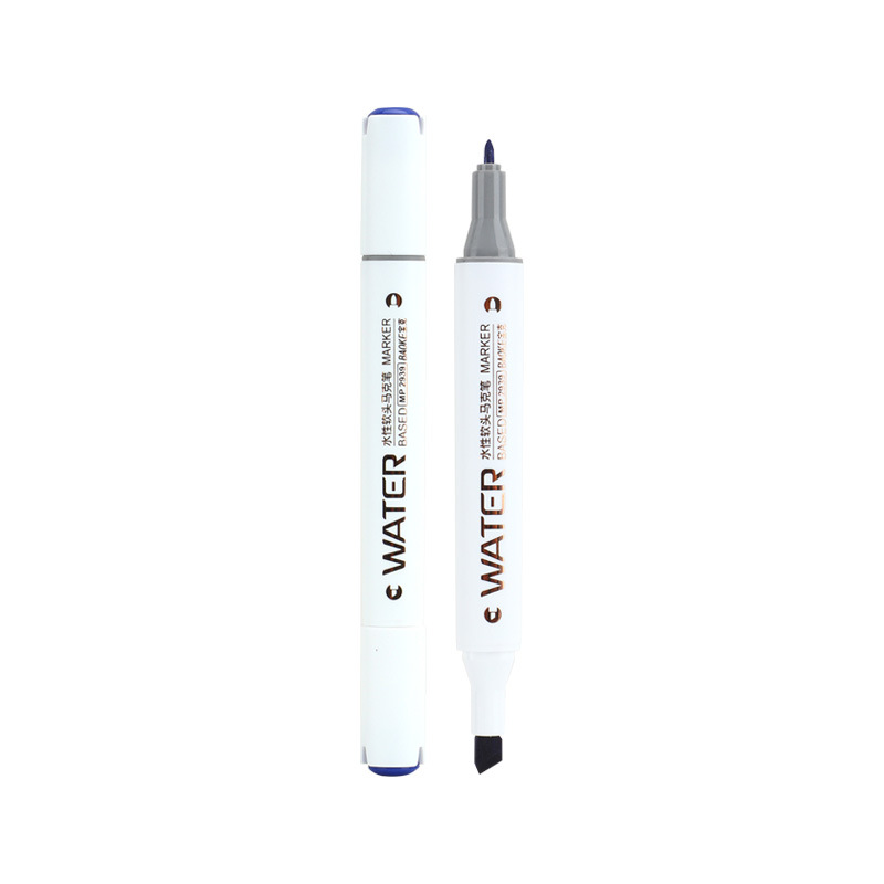 Burke 36-color and 48-color set washable marker pens, art drawing doodle pens, children's and students' hand-drawing pens with soft tips Item Picture