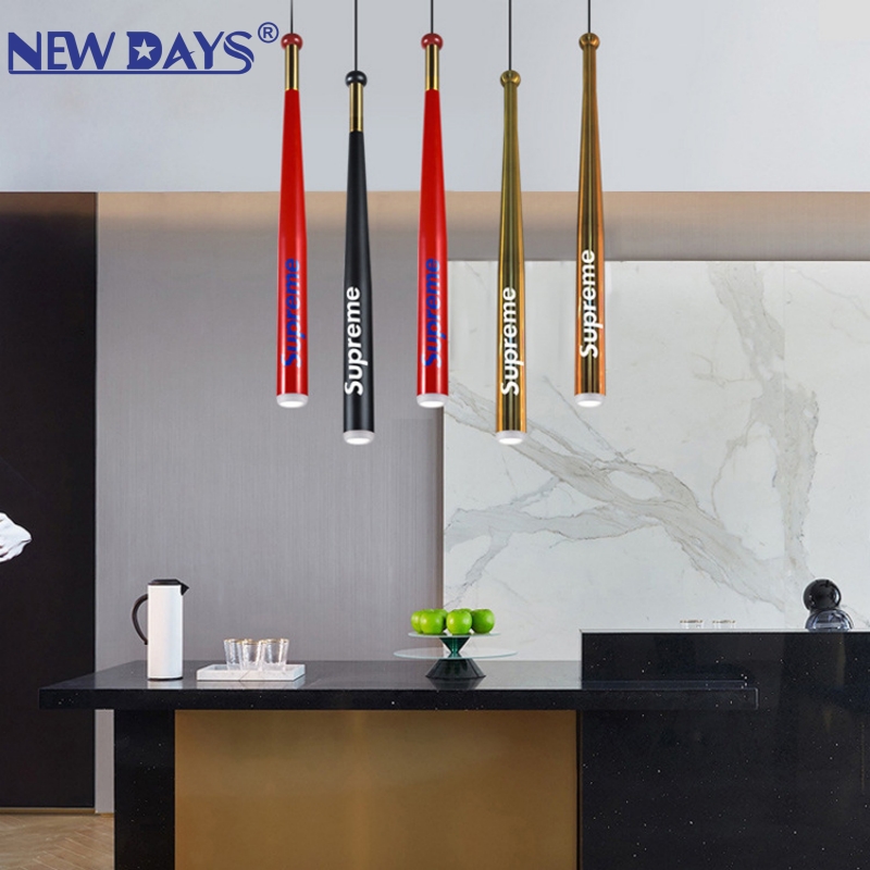 NEWDAYS跨境新品led磁吸款吊灯，棒球杆护眼铝材高显吧台灯，节能高亮照明氛围灯轨道灯具 Application Scenario