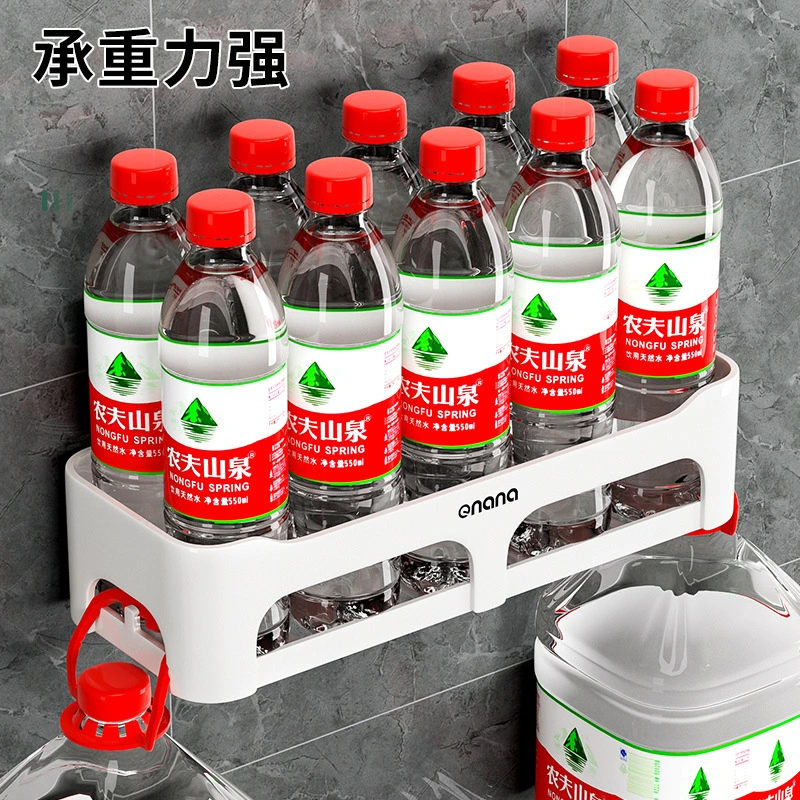Customized bathroom and toilet storage rack, wall-mounted without drilling, shower, toilet, washbasin, and triangular storage rack detail image 10