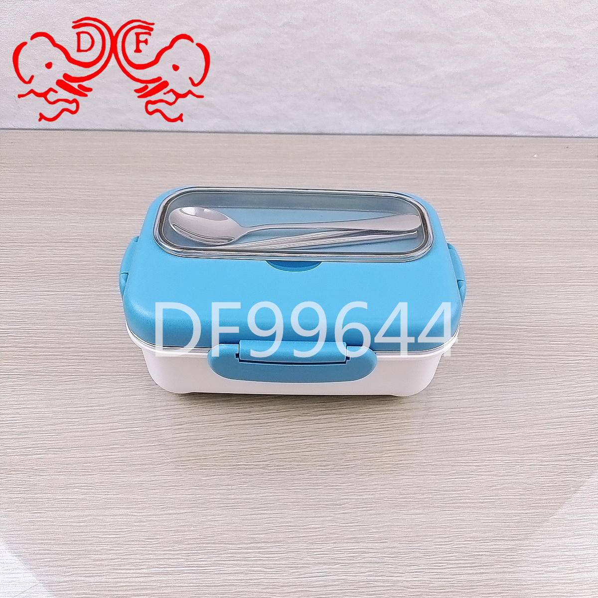 DF99644 304不锈钢快餐盒 便携式餐盘 便当盒 户外带餐具饭盒 DF TRADINGHOUSE 图