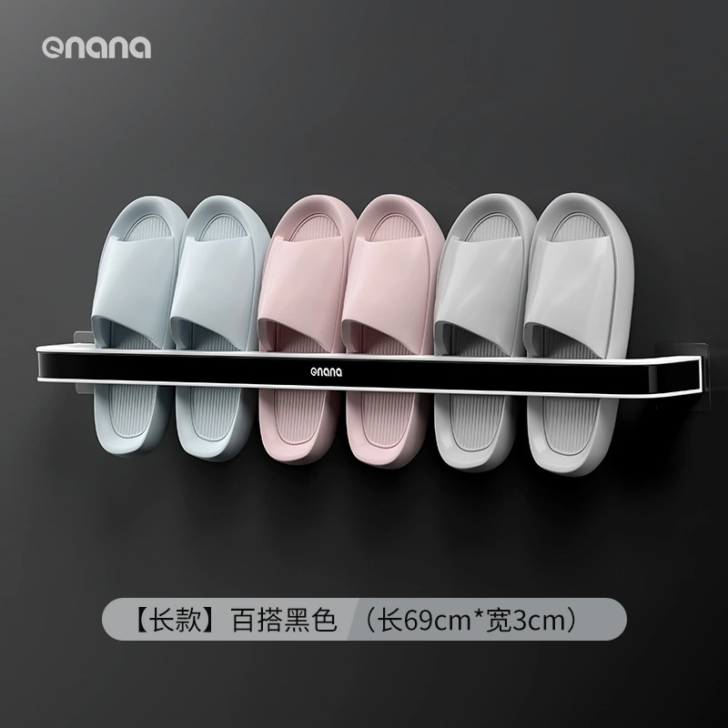 Customized bathroom storage racks, no-drilling slippers racks, storage racks, shoe racks, wall-mounted magic tools, hanging racks, bathroom wall racks detail image 2