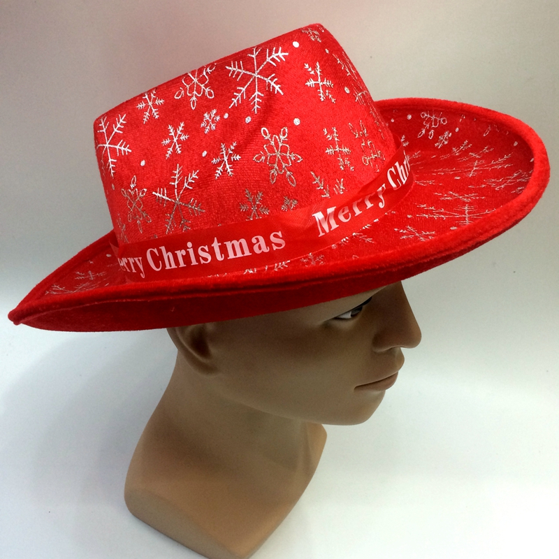 Yiwu Qianfang Toys Store Christmas Happy Hats, Denim Hats, Composite Hats Item Picture