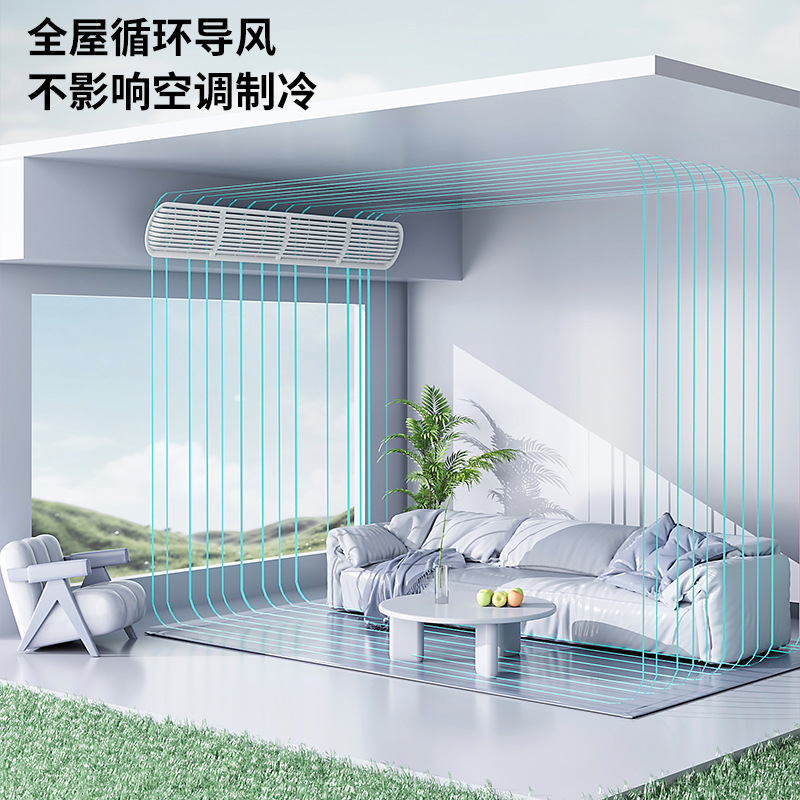 Central air conditioning air outlet wind deflector anti-direct blowing 2026 new style deflector plate transfer air deflector cover change direction louver detail image 3