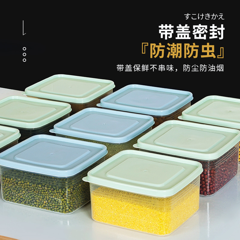 Refrigerator storage box, food-grade egg dumpling box, transparent frozen sealed preservation box, kitchen sorting and portioning box detail image 8
