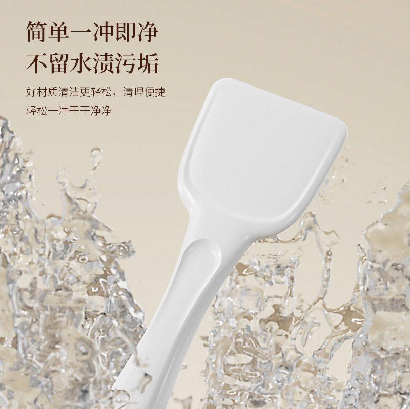 Food-grade plastic spatula for household ice stir-frying machines, specially designed for yogurt stir-frying machines Application Scenario