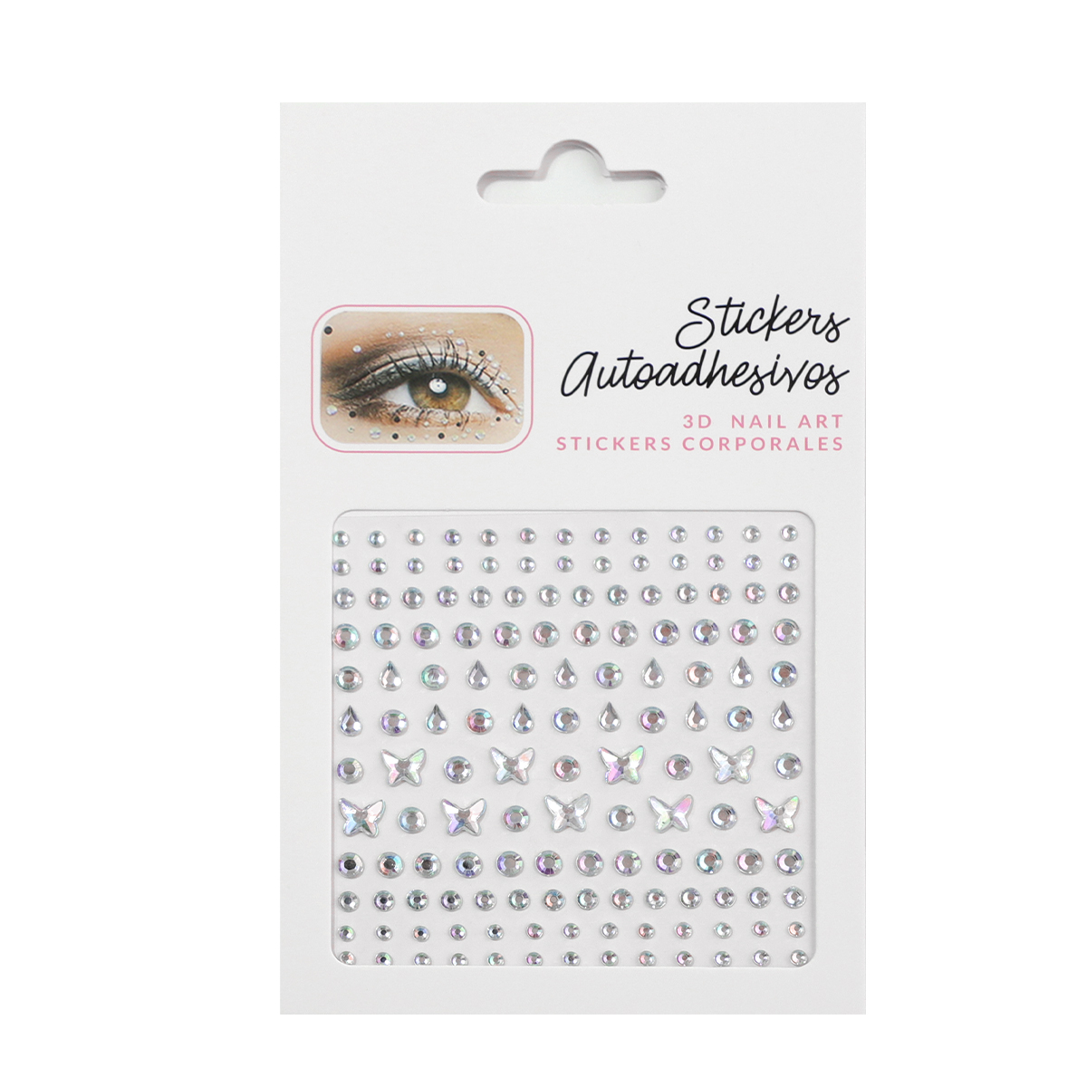 ثاقب الفراشة الملصق ثلاثي الأبعاد ثلاثي الأبعاد الملصق بالأظافر Item Picture