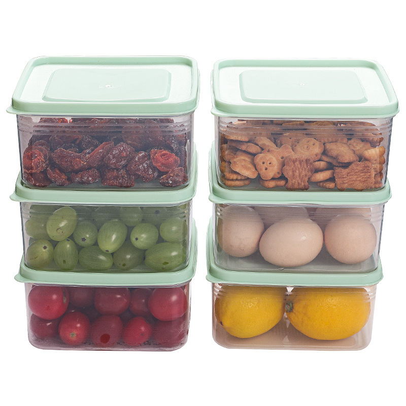 Refrigerator storage box, food-grade egg dumpling box, transparent frozen sealed preservation box, kitchen sorting and portioning box detail image 6