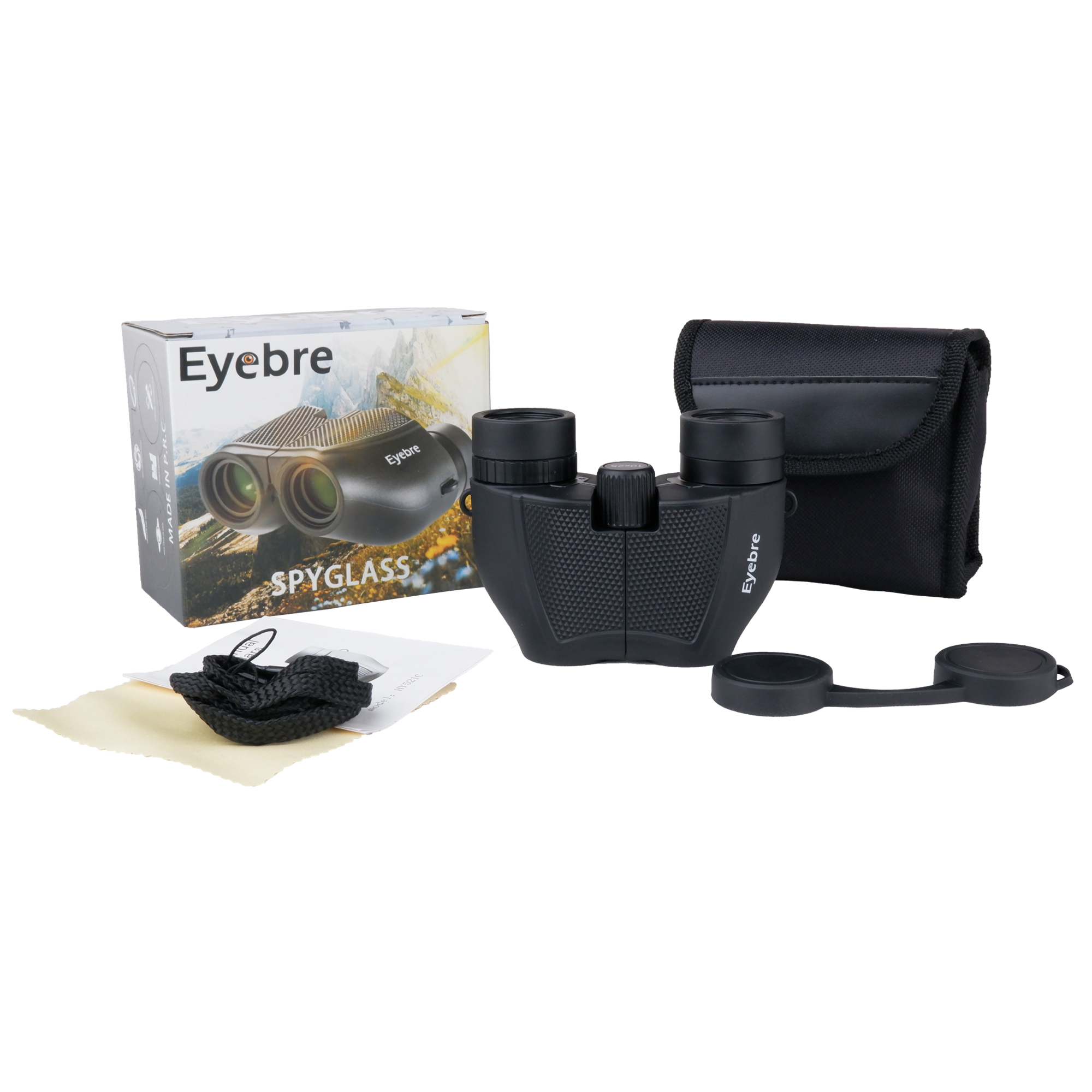 Eyebre 521C Mini binoculars with 10x magnification and 25mm objective lenses are lightweight and portable outdoor sports and bird watching devices Item Picture