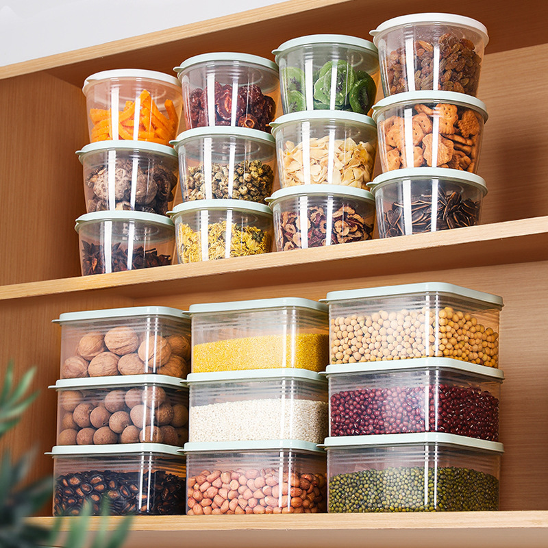 Refrigerator storage box, food-grade egg dumpling box, transparent frozen sealed preservation box, kitchen sorting and portioning box detail image 7
