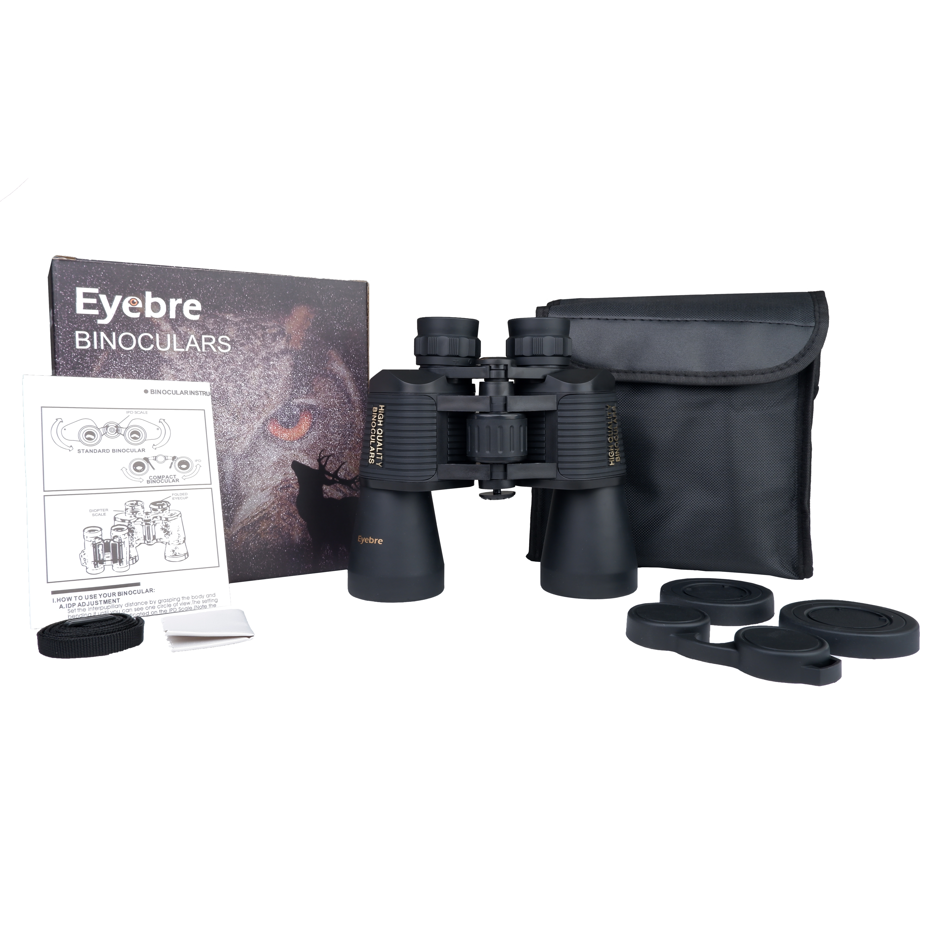 Eyebre 20X50HQ 20×50 双筒望远镜 BAK7 棱镜 绿膜高清 户外光学望远镜 Item Picture