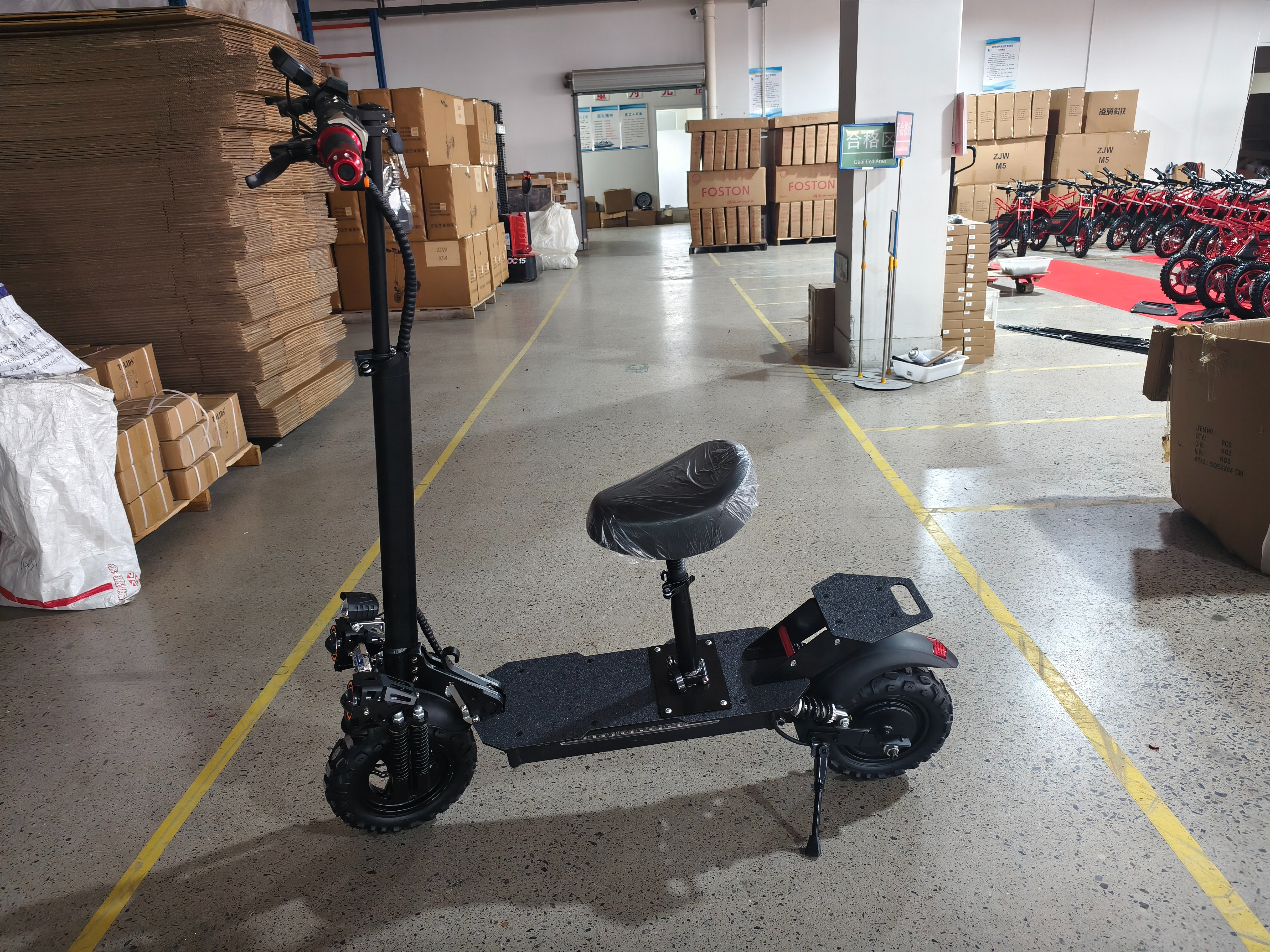 Electric scooter, off-road scooter