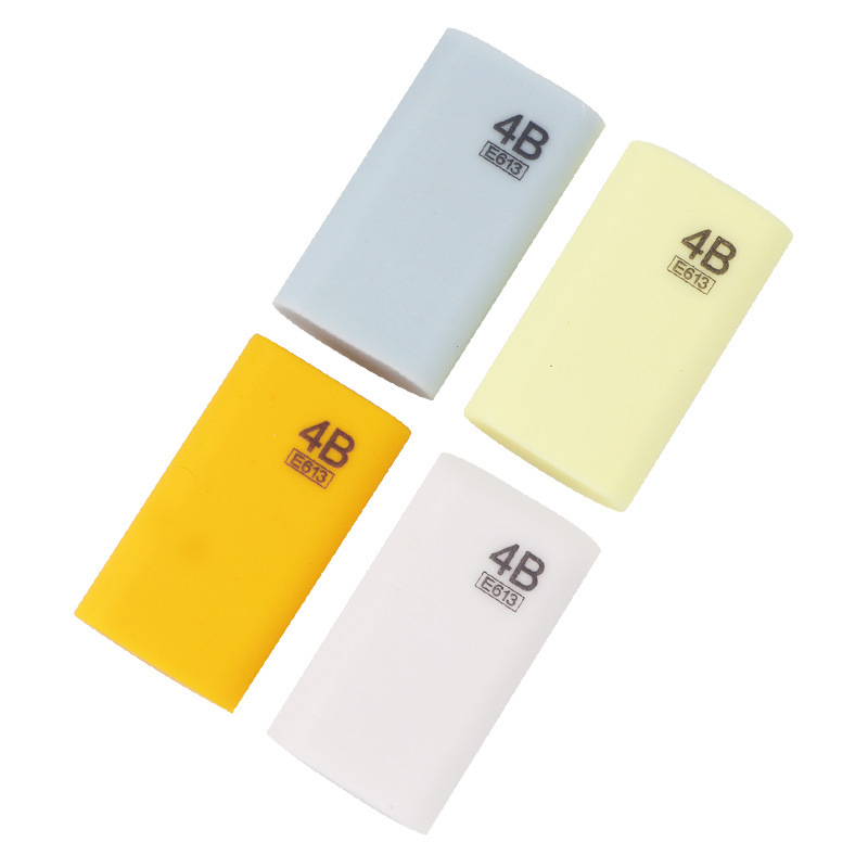 Baokexin 4B color Erasers for children and students, art erasers, sketch erasers, learning stationery wholesale Item Picture