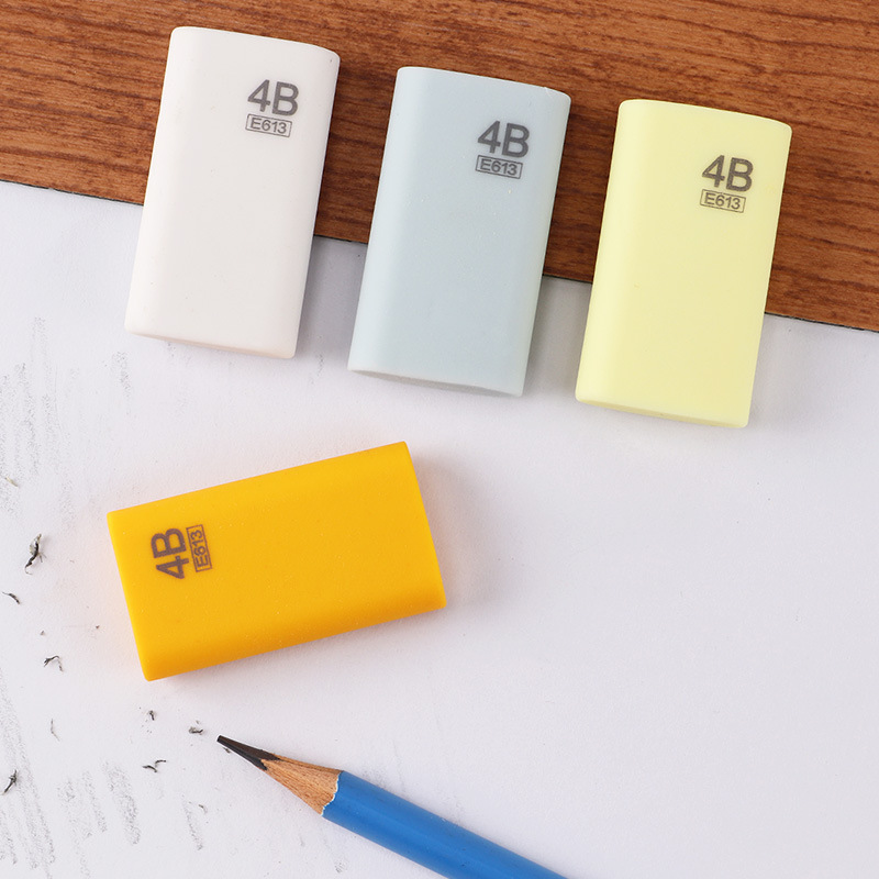 Baokexin 4B color Erasers for children and students, art erasers, sketch erasers, learning stationery wholesale
