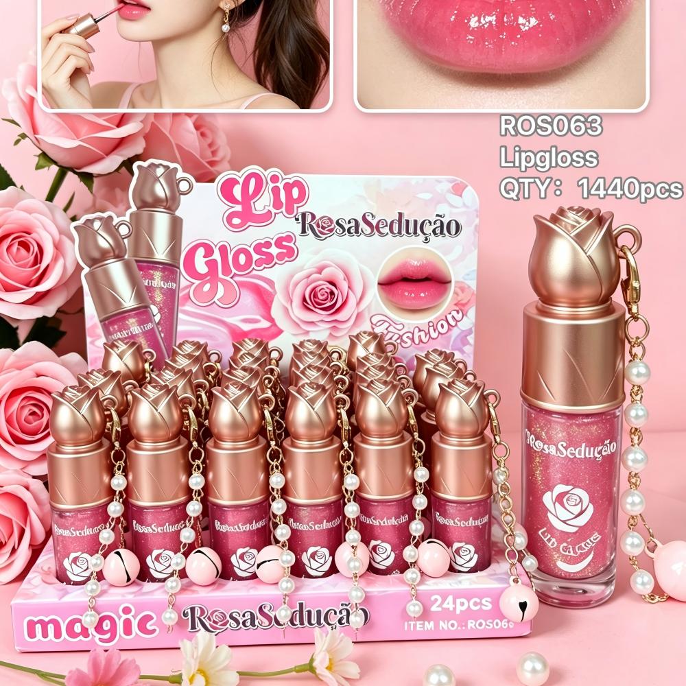 The latest bestsellers: cherry lip gloss, lip honey, Strawberry Lip Oil, Chocolate Lip Gloss Item Picture