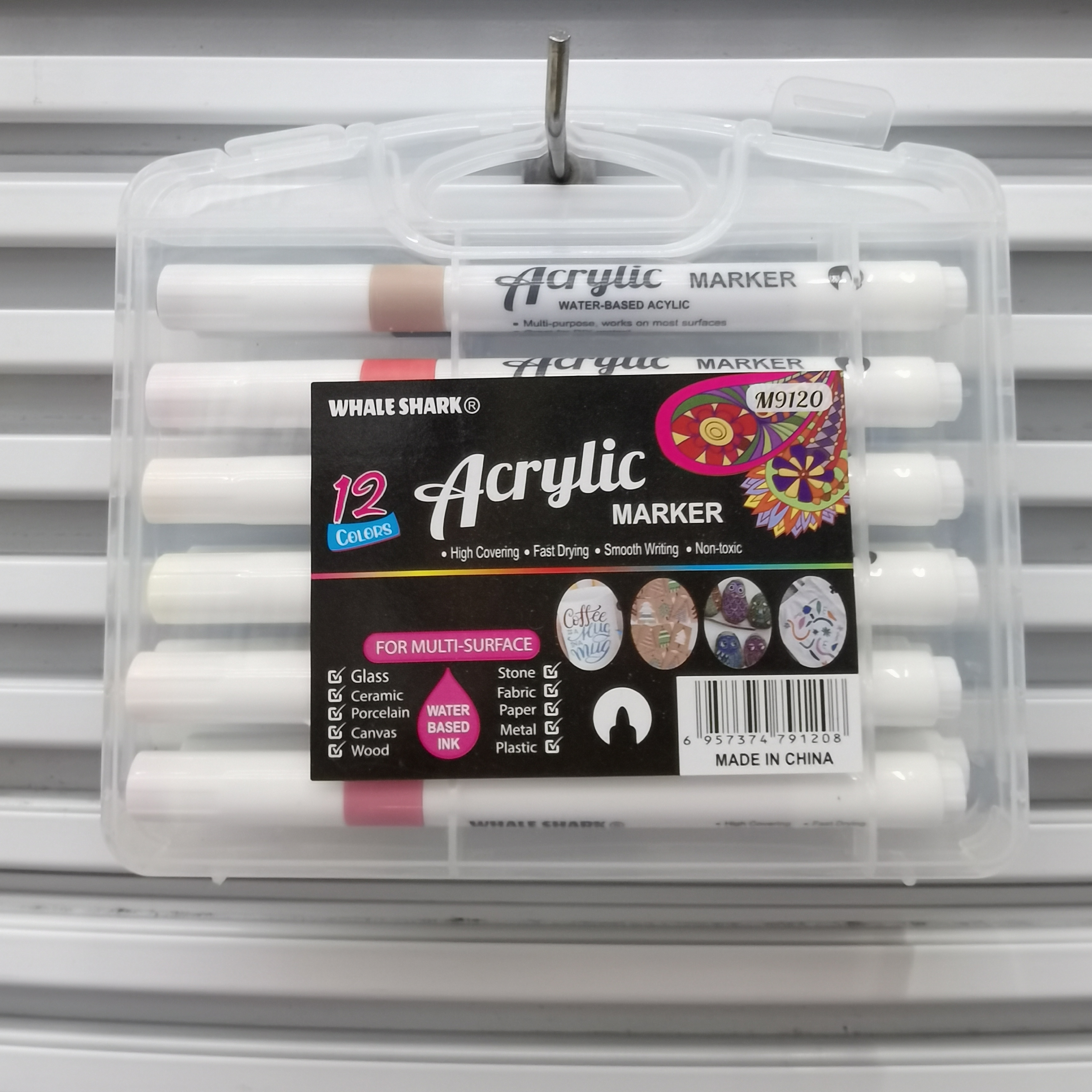 Acrylic marker pens, watercolor pens, triangular pen holders, drawing pens for primary school students details Picture