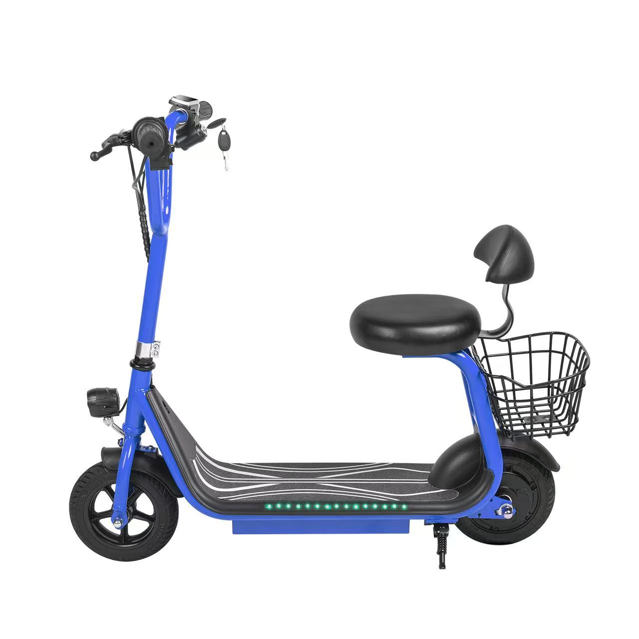 Blue electric scooter, children's slide car, yo-yo car, slide car, electric scooter Specification image