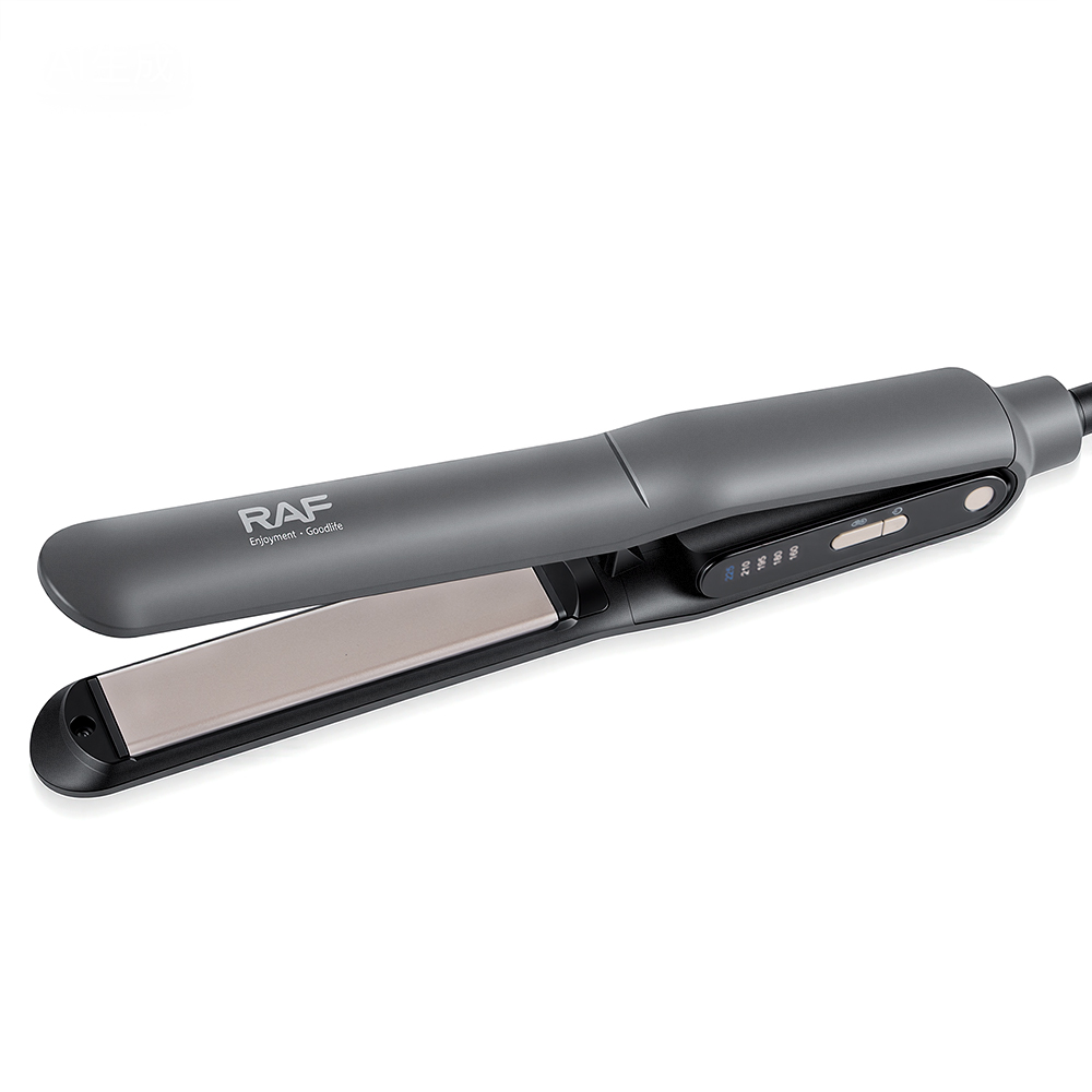 RAF Cross-border European standard straightening hair heating Plate portable curling iron Home fluffy portable multi-functional curling iron Specification image