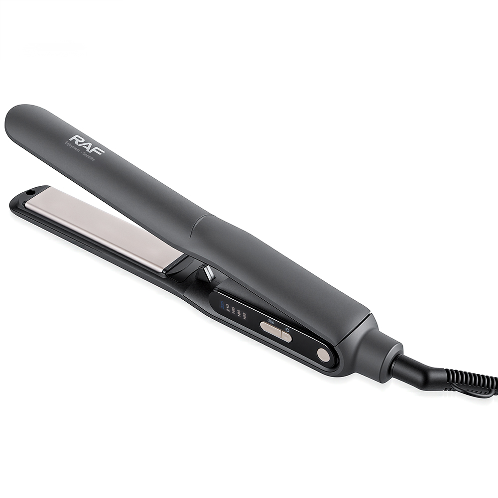 RAF Cross-border European standard straightening hair heating Plate portable curling iron Home fluffy portable multi-functional curling iron details Picture