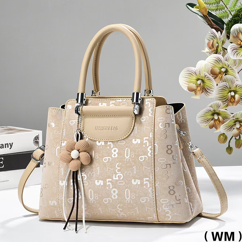 Meifang Luggage and Yiding Bag Industry's new women's bag, a large-capacity digital hand-held shoulder crossbody bag full image