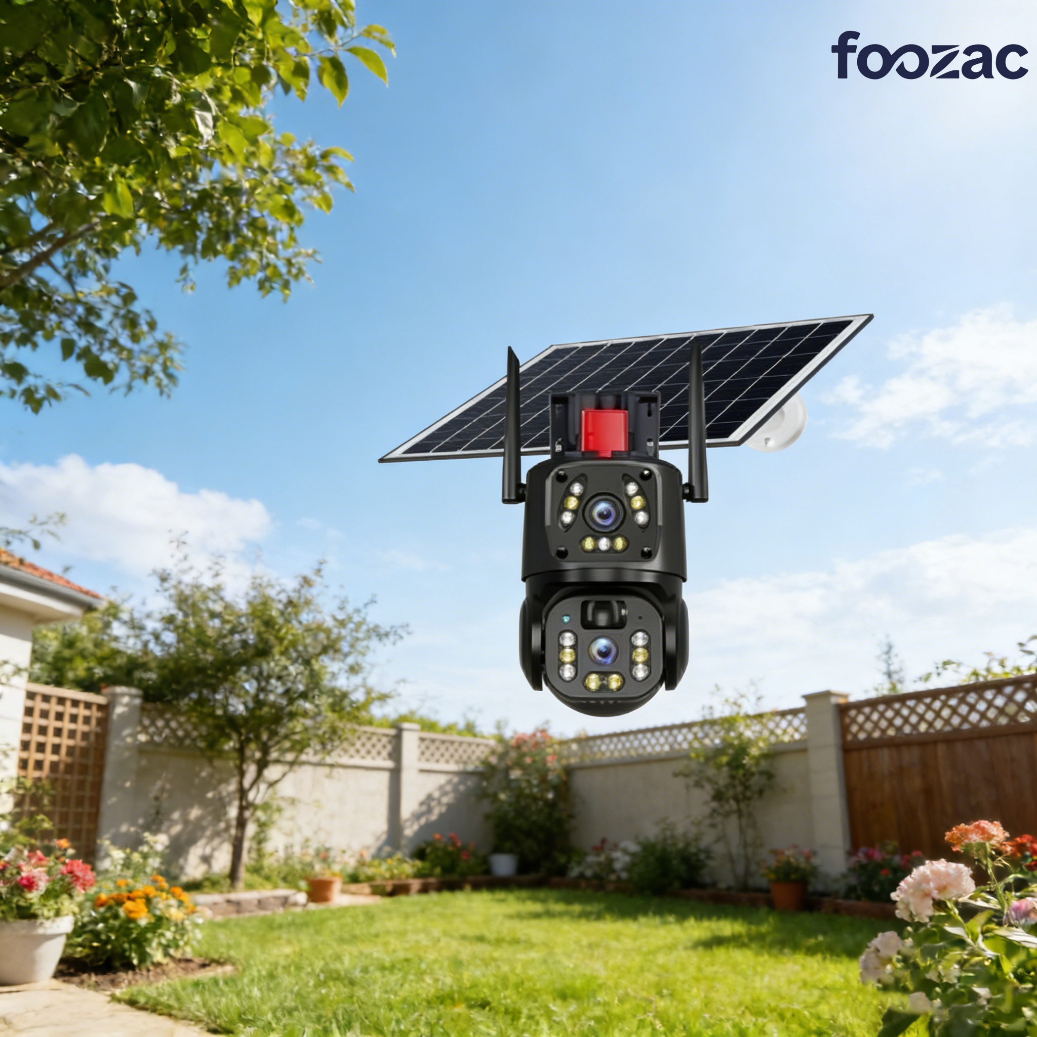 كاميرات المراقبة التي تعمل بالطاقة الشمسية (FOZAC)، كاميرات المراقبة المخفية المزودة بكاميرات عالية الوضوح ومقاومة للتدمير Application Scenario