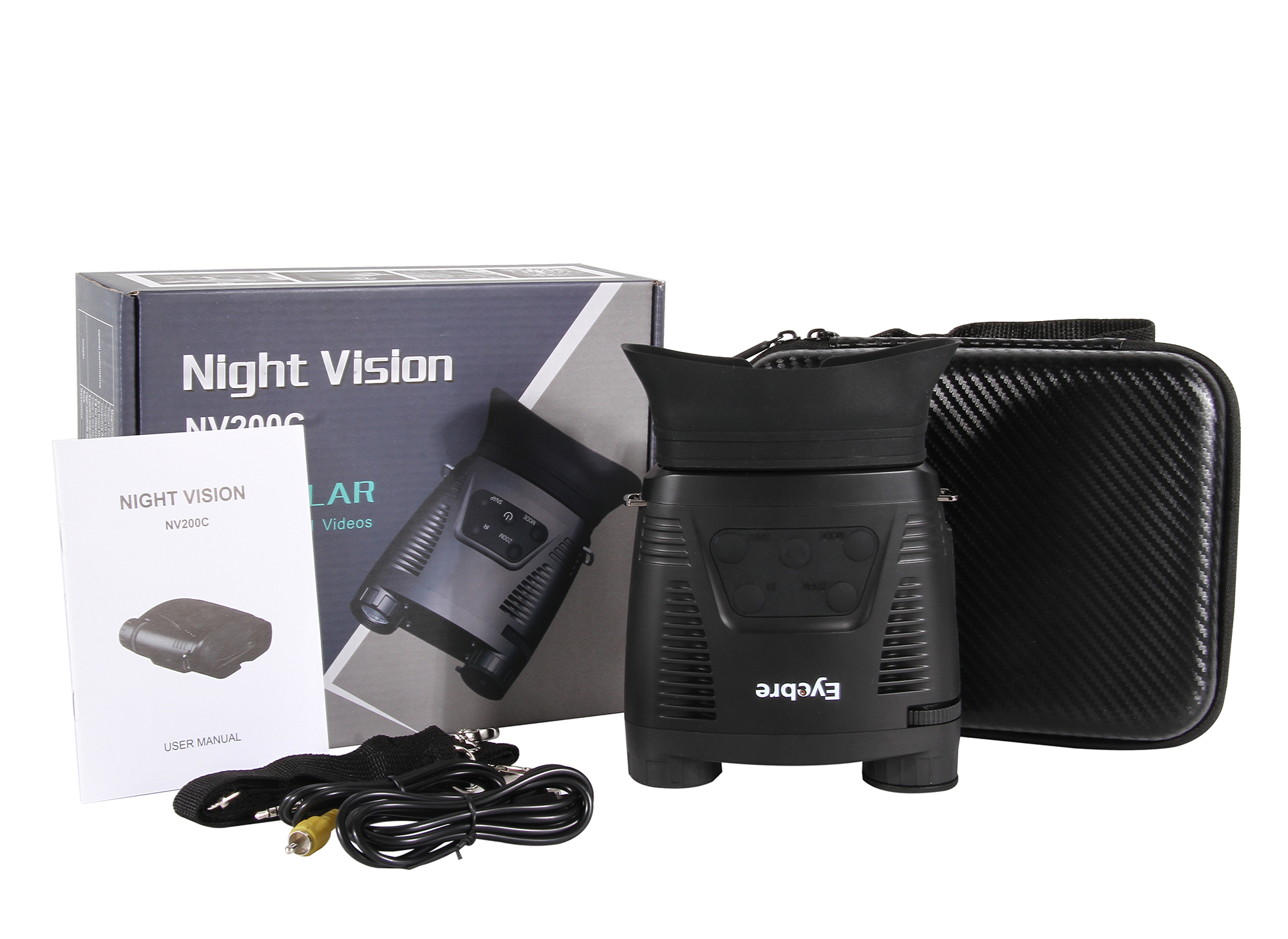 Eyebre NV200C Digital night vision binoculars 3.5-7x high-definition infrared night vision device for day and night use with photo and video recording Item Picture