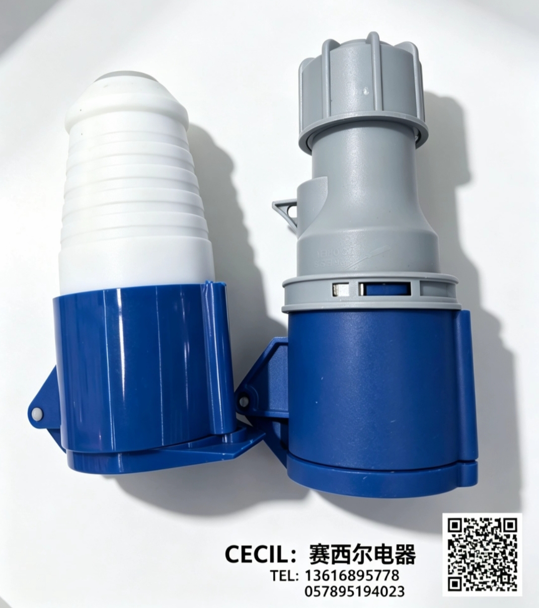 Male and female plug