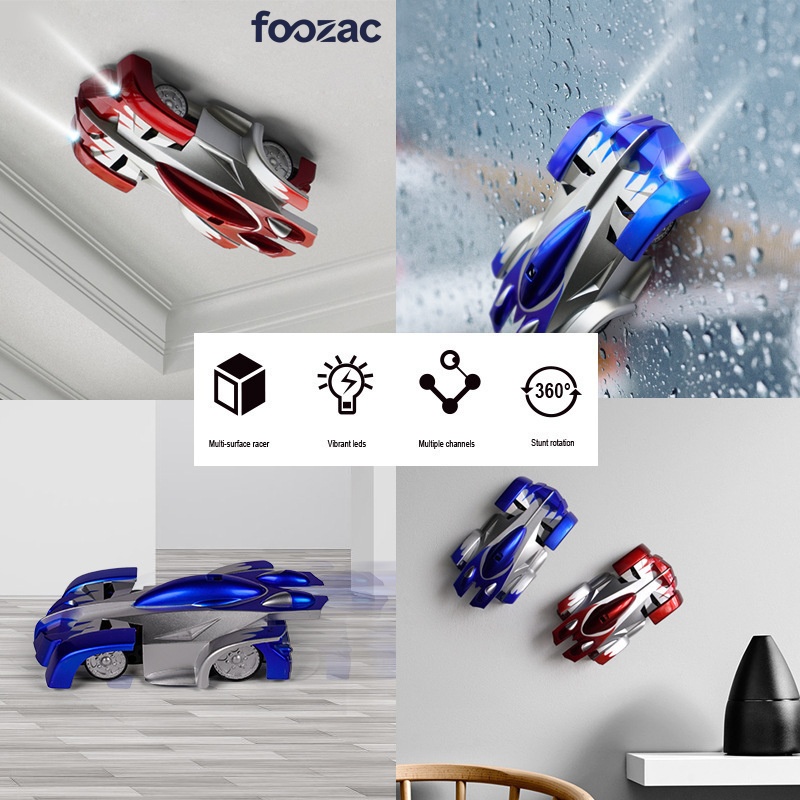 Foozac Cross-border Infrared sensing wall-climbing car, wireless remote control car, climbing drift stunt toy car Application Scenario