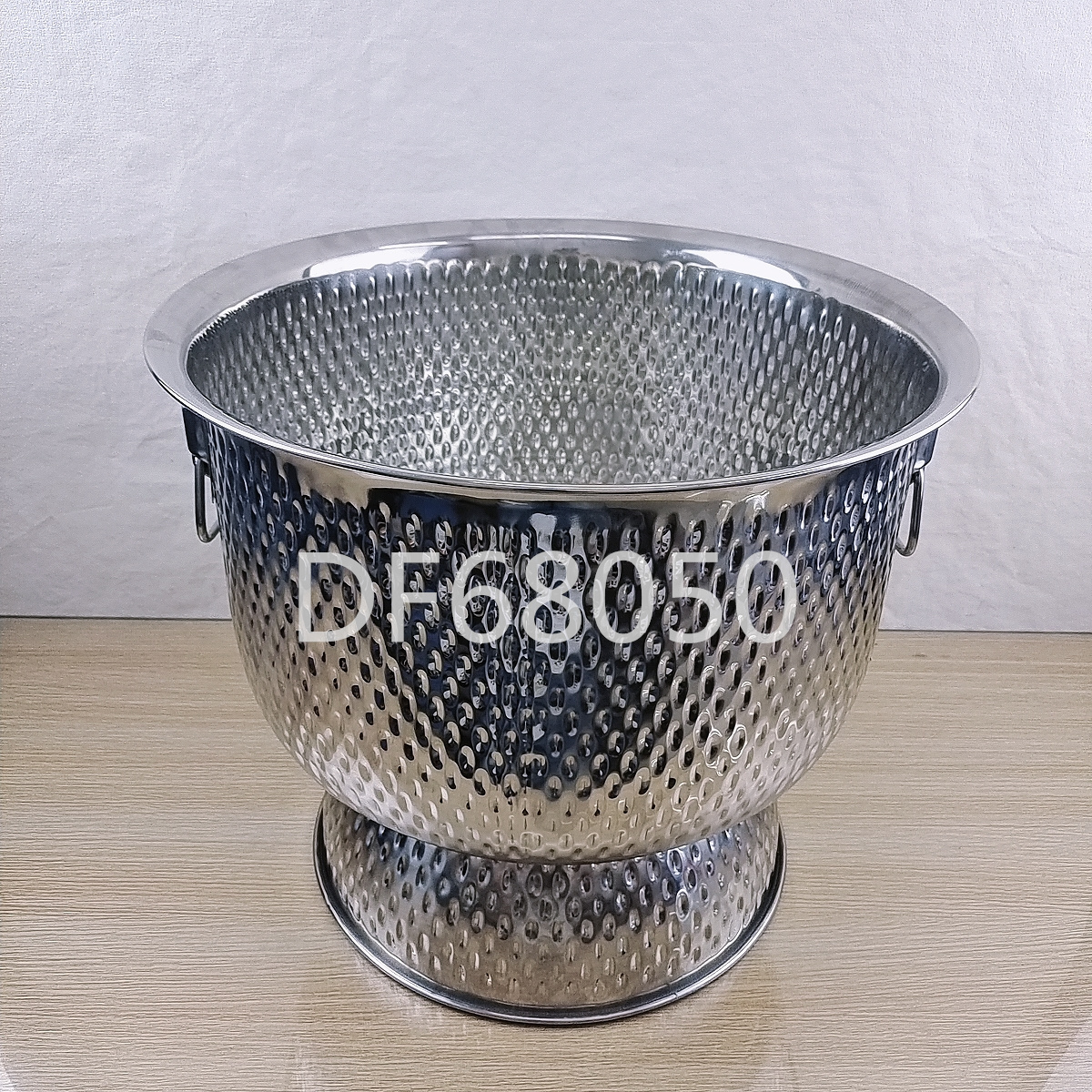 دلو ثلج كبير من الفولاذ غير القابل للصدأ من طراز DF68050W إلى دلو من النبيذ الأحمر الضخم في وعاء المأدبة، من دلو من الفولاذ غير القابل للصدأ details Picture