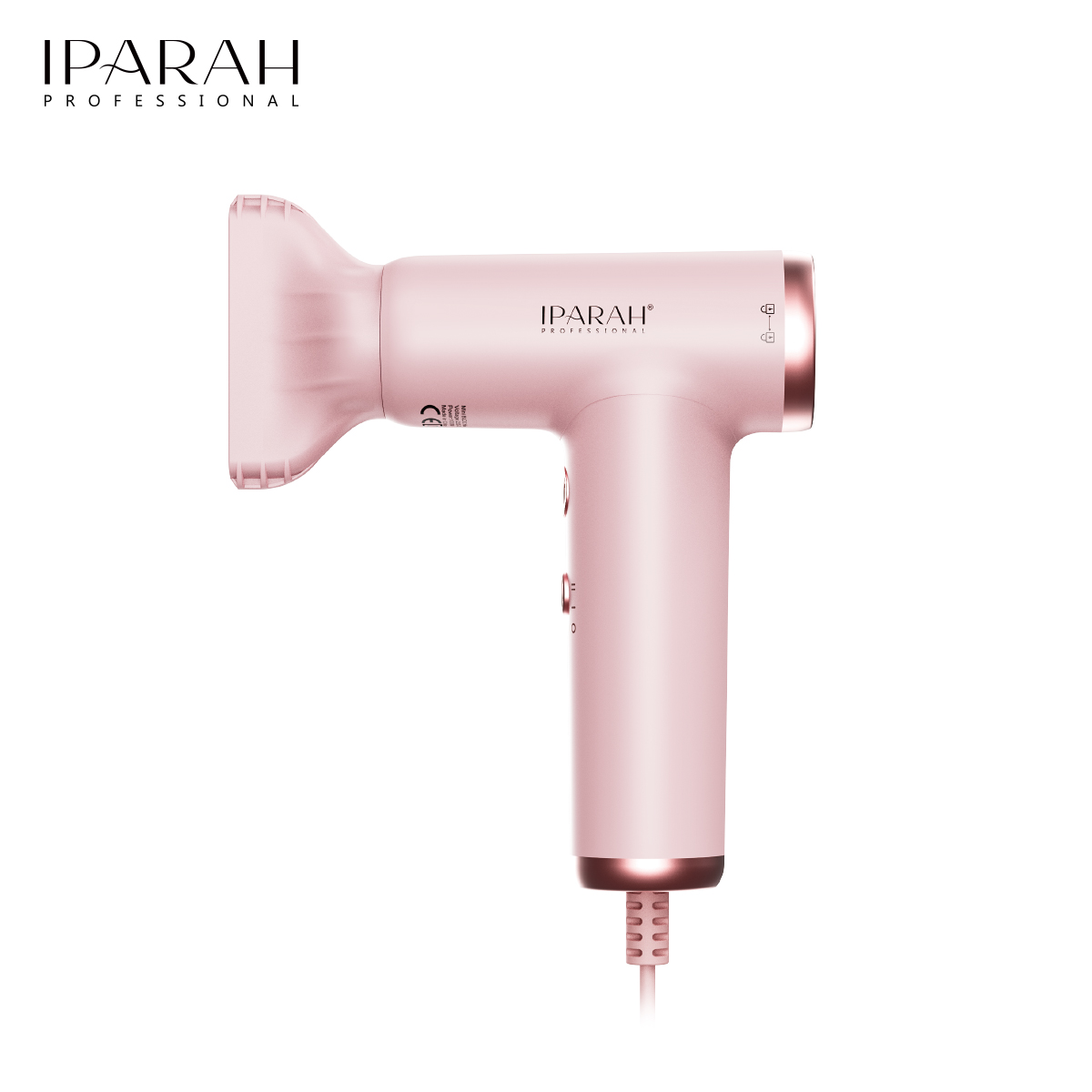 IPARAH pink hair dryer, household high-power negative ion quick-drying mini portable P-380 details Picture