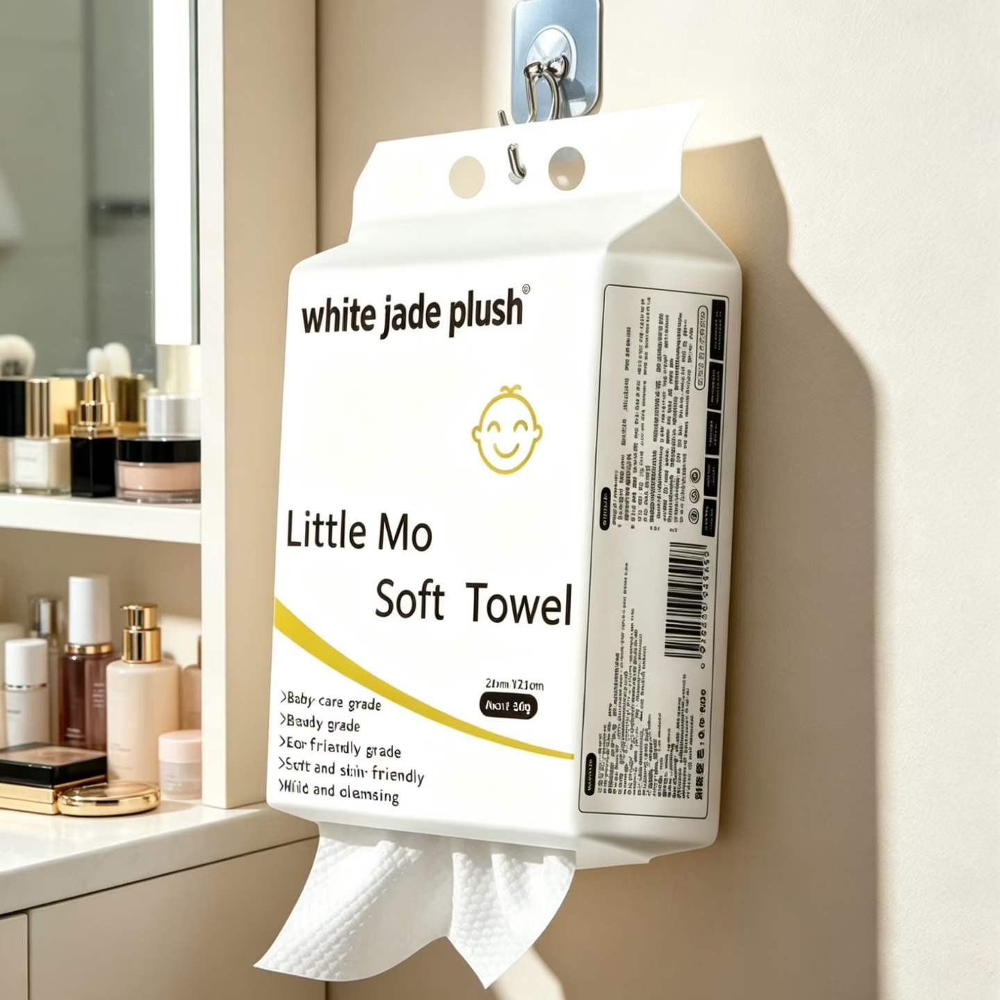 600g all-cotton bottom tissue - face towel · Cotton soft towel · Comfortable and soft, suitable for mothers and babies