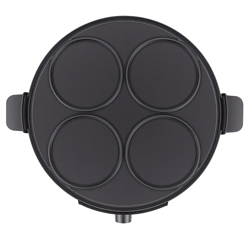 RAF European standard cross-border electric griddle, 4-hole egg frying pan, multi-functional frying and baking machine, thin pancake machine, pancake maker, egg frying machine Specification image