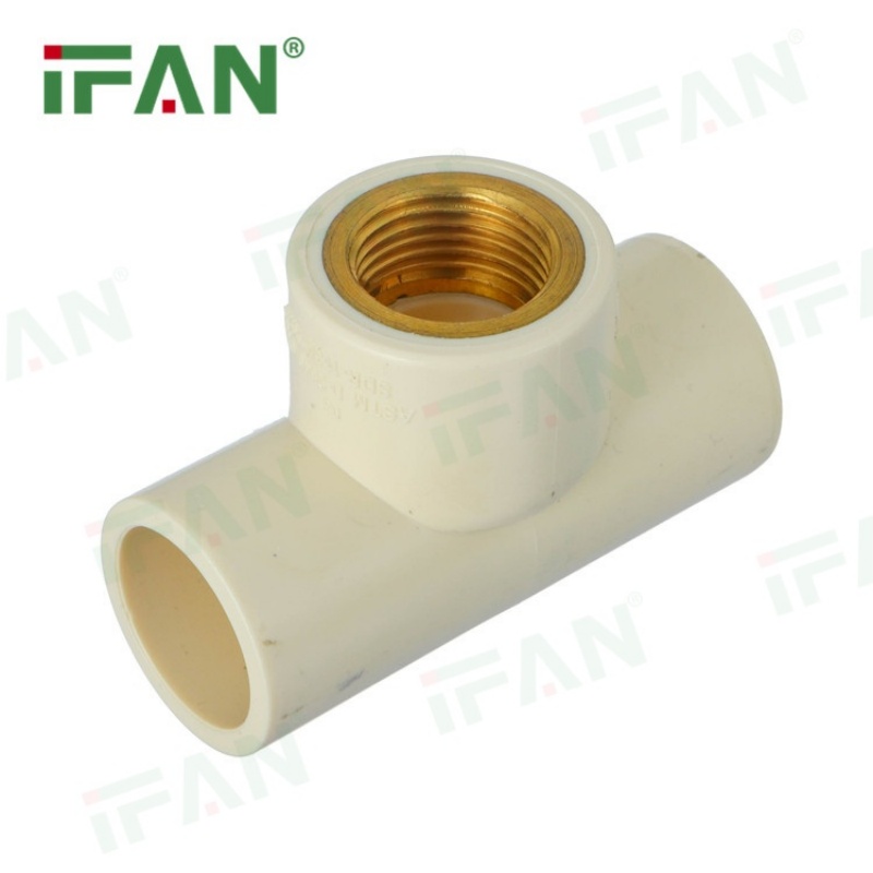 Wholesale CPVC Water Supply Pipe Tee Copper Female Thread Application Scenario