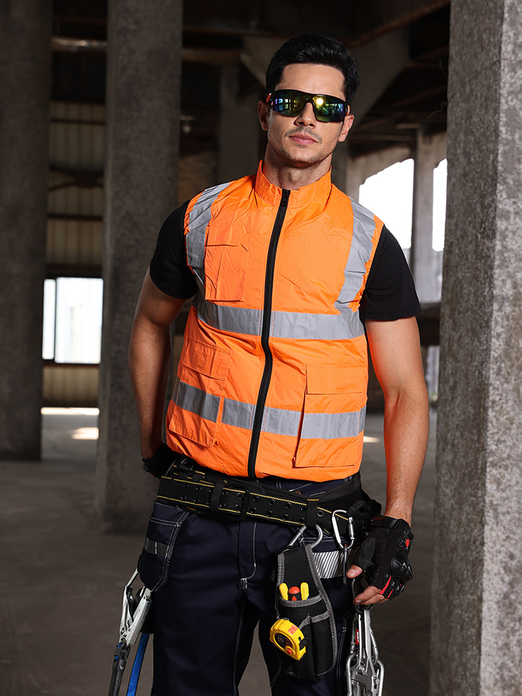 Cross-border supply summer air-conditioned clothing, cooling reflective strip vests, clothes with fans, fan clothing Item Picture