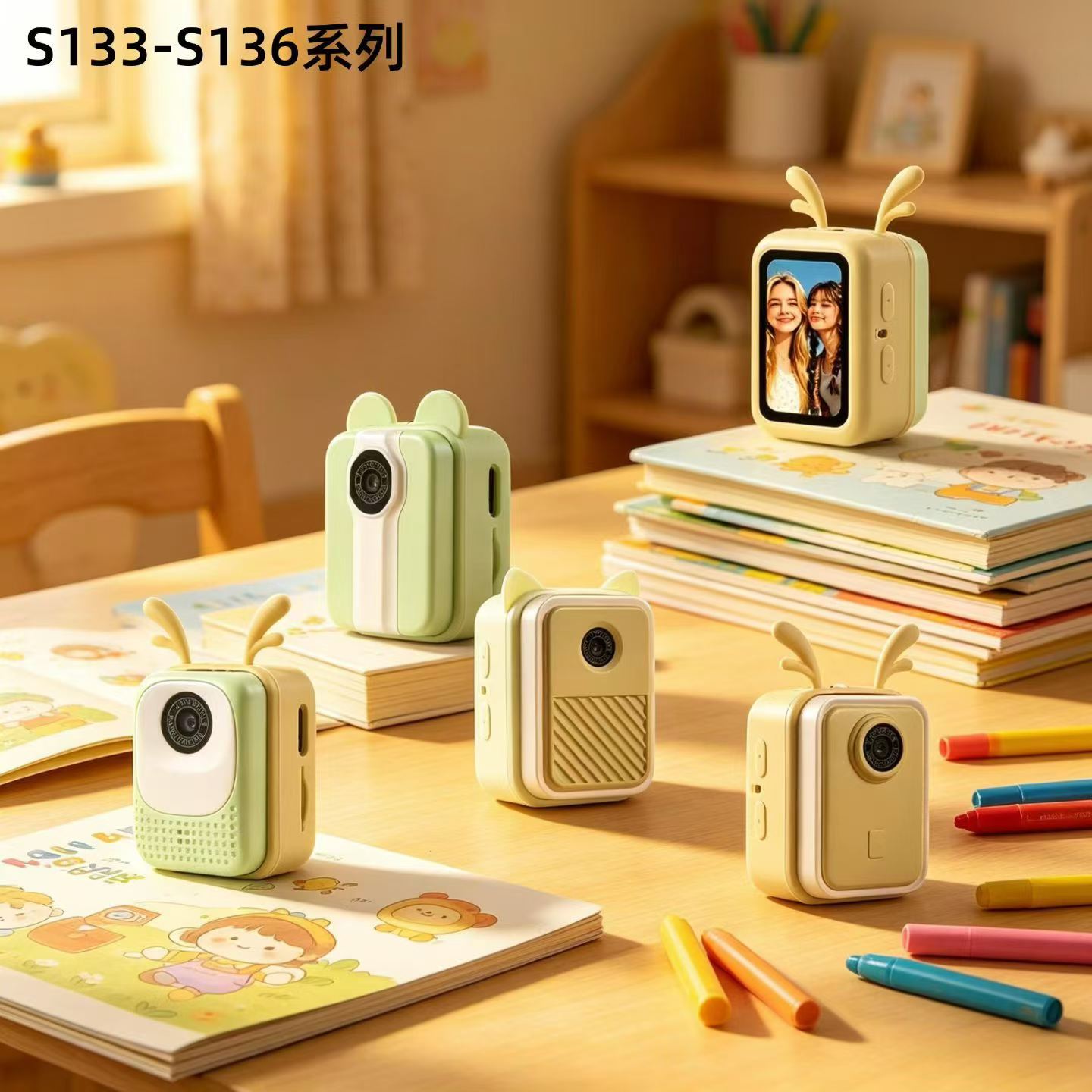 Mini camera, high-definition neck-hanging camera, capable of both shooting and video, student backpack decoration, thumb camera Specification image
